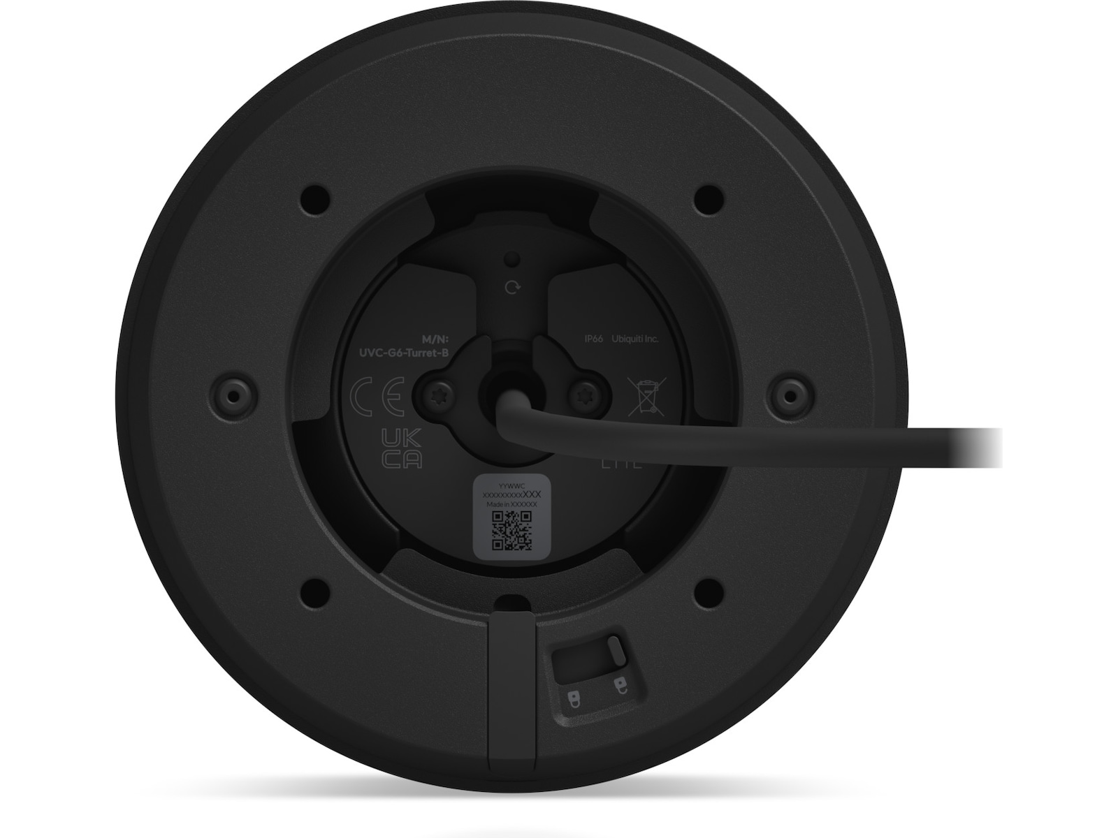 Ubiquiti UniFi G6 Turret 4K overvågningskamera (sort) Overvågningskameraer
