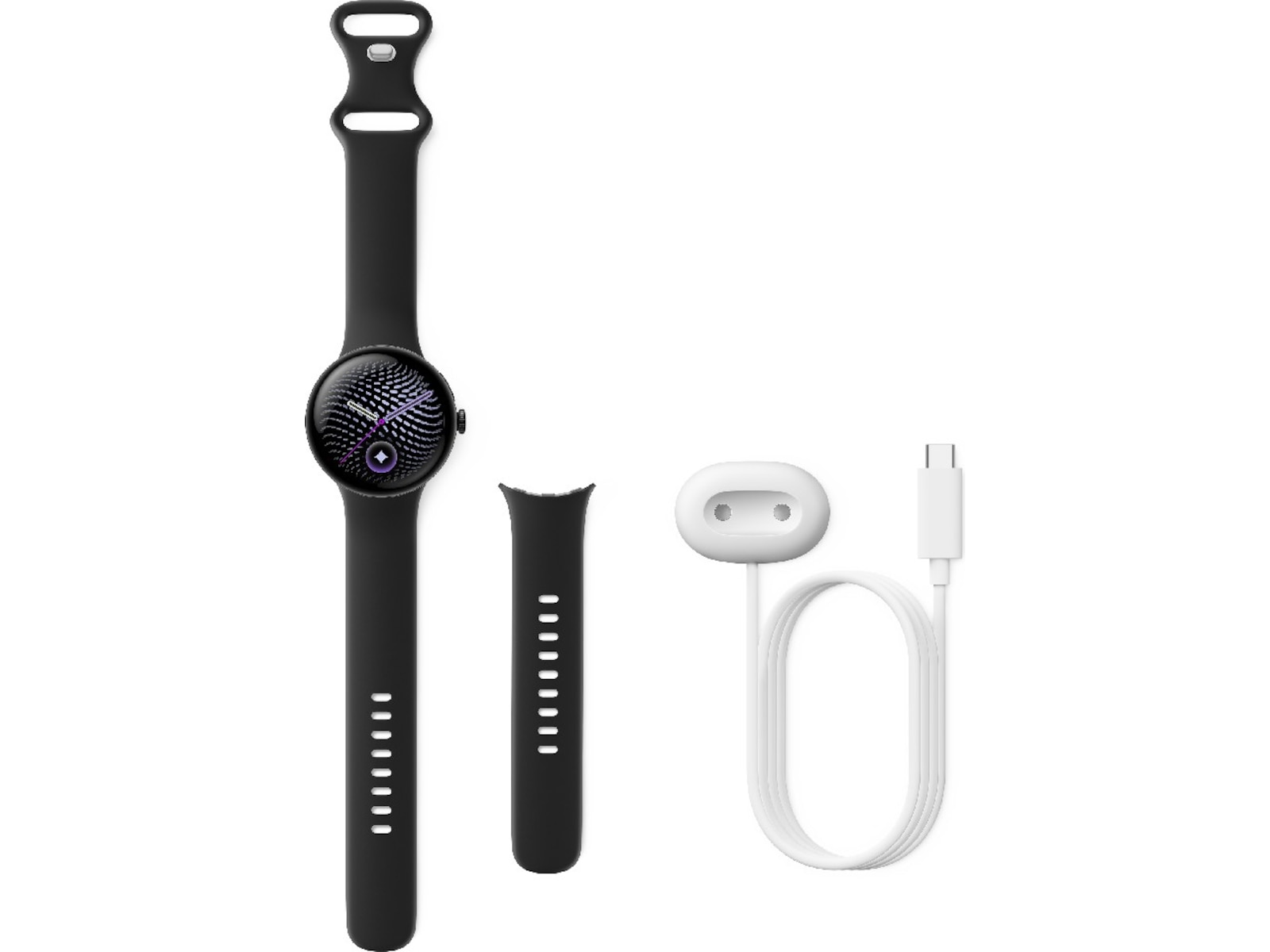 Google Pixel Watch 5 45mm WiFi (mat sort/obsidian) Smartwatches