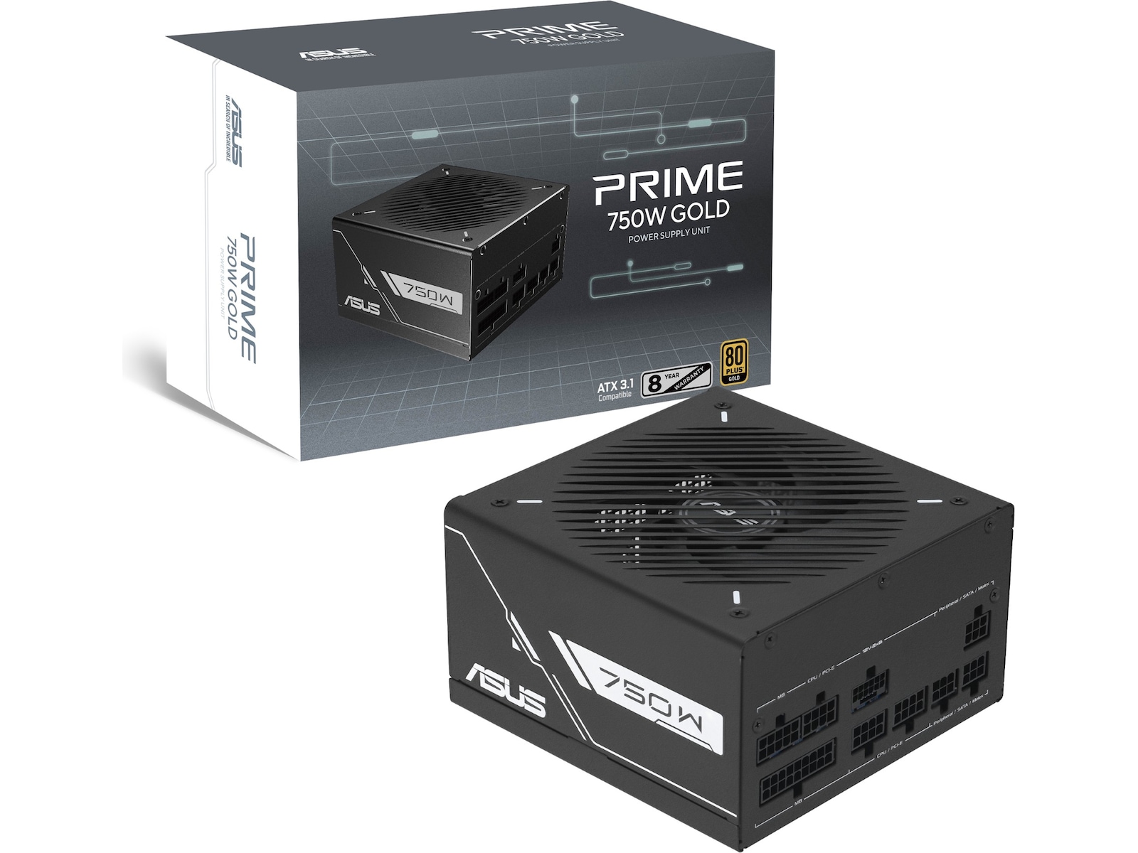 ASUS PRIME 750W GOLD 2026 PSU Strømforsyninger