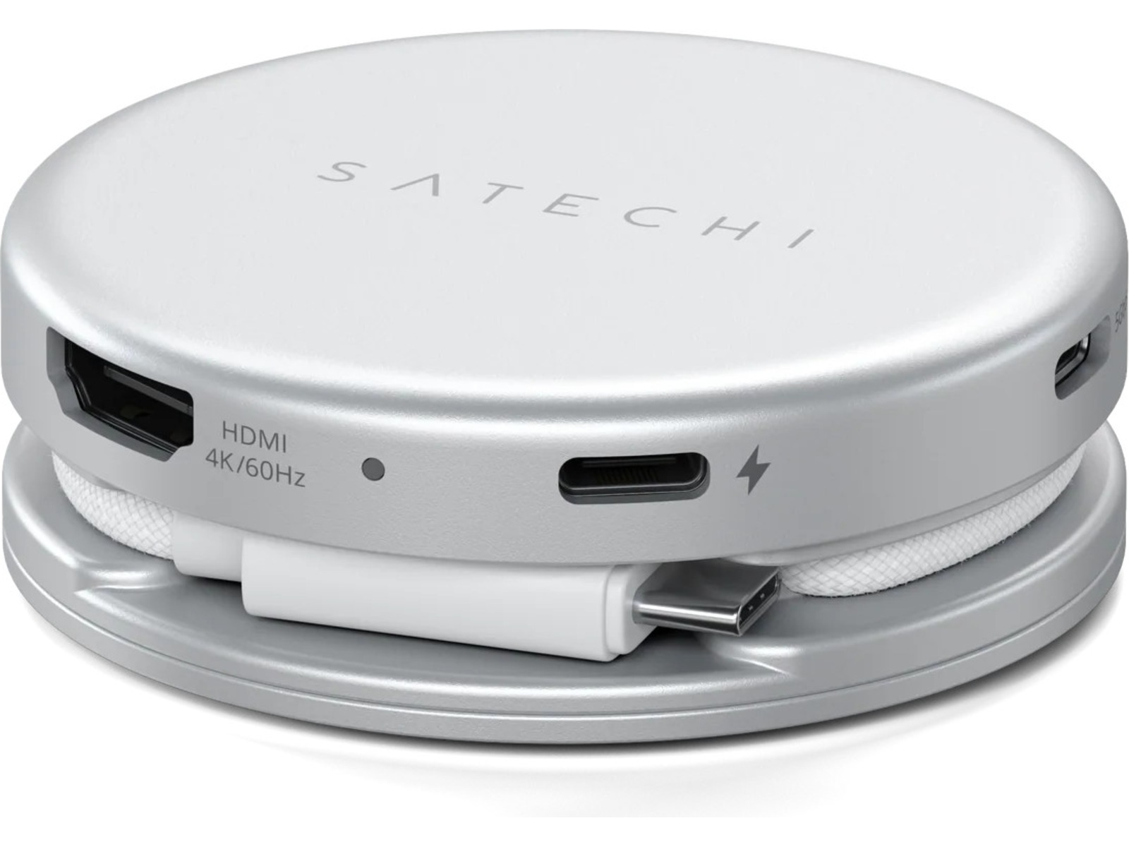 Satechi OntheGo 5-i-1 Multiport Adapter (Sølv) Dockingstation og USB-hub