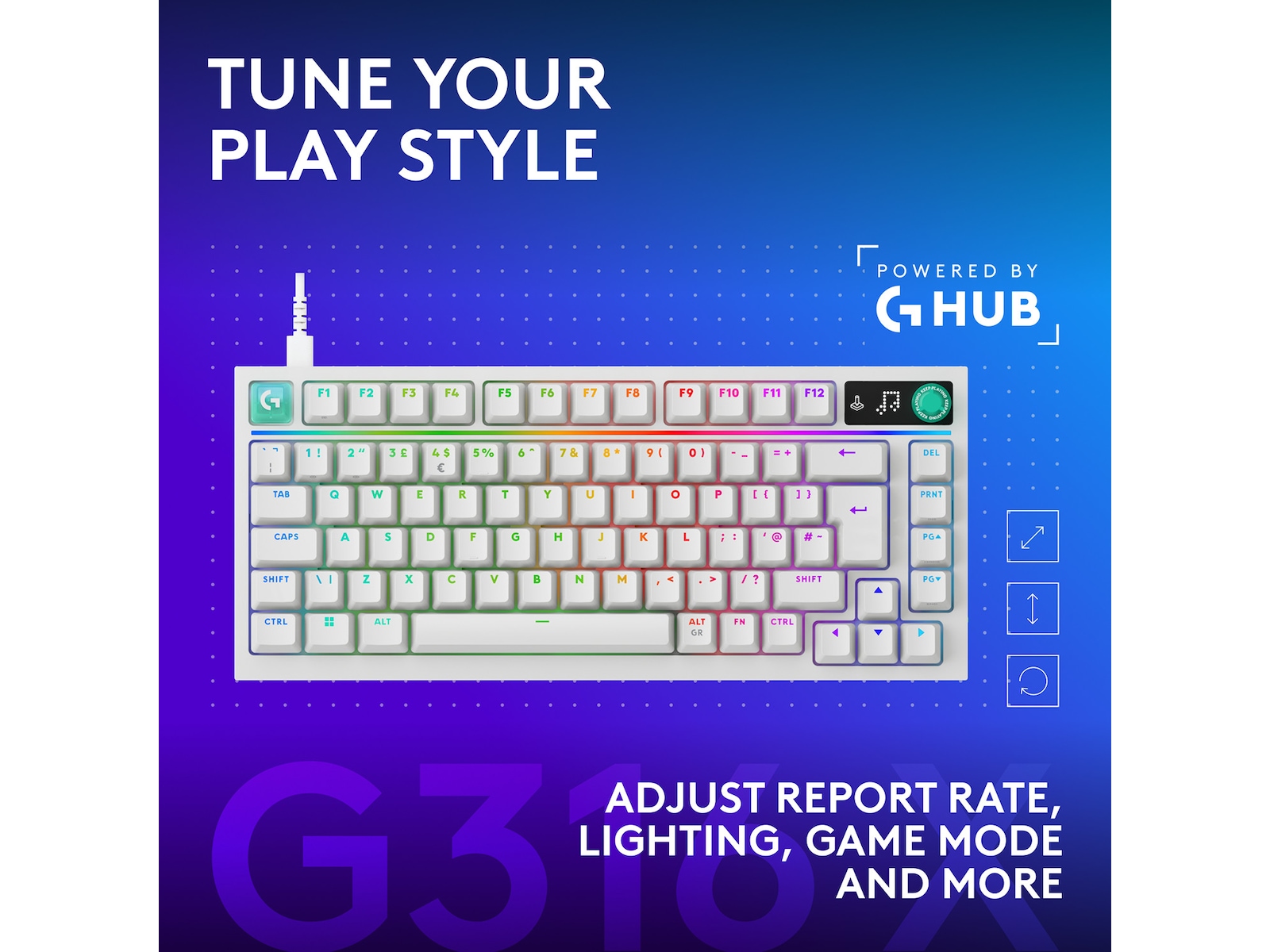 Logitech G316 X 75 Gaming Tastatur Gamingkeyboard