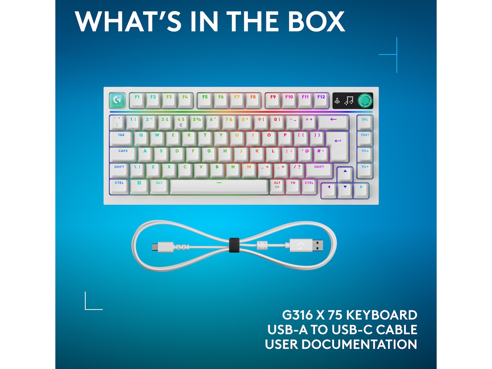 Logitech G316 X 75 Gaming Tastatur Gamingkeyboard
