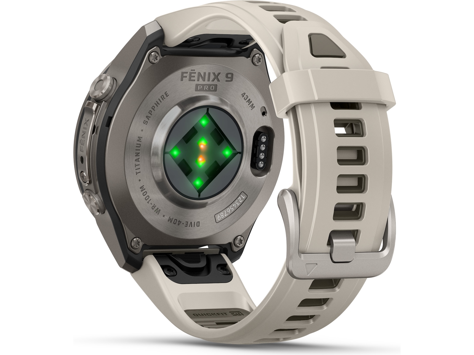 Garmin Fenix 9 Pro 43mm GPS (fog gray/dark sandstone) Smartwatches