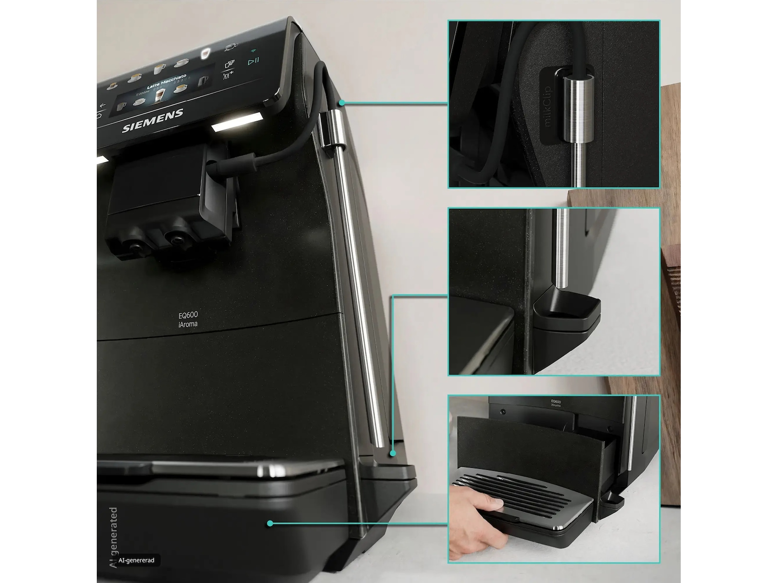 Helautomatisk kaffemaskine EQ600 iAroma Espressomaskiner