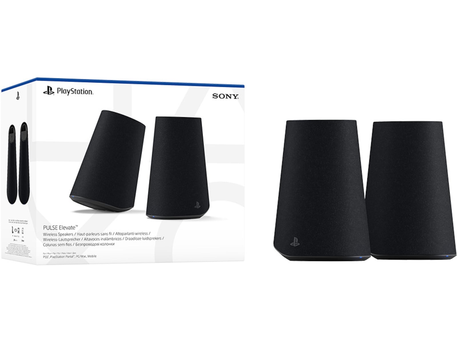 Sony Pulse Elevate Wireless Speaker Midnight Black Trådløs / Bluetooth højttaler