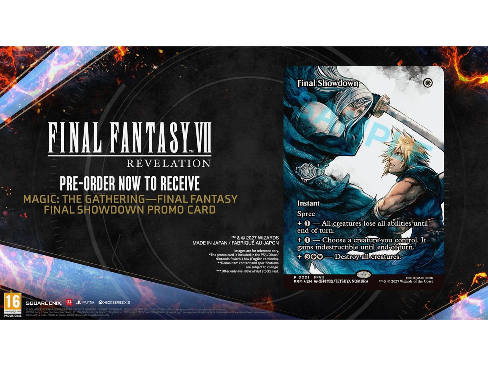 Final Fantasy VII Revelation Magic Edition PS5 Spil til Playstation 5