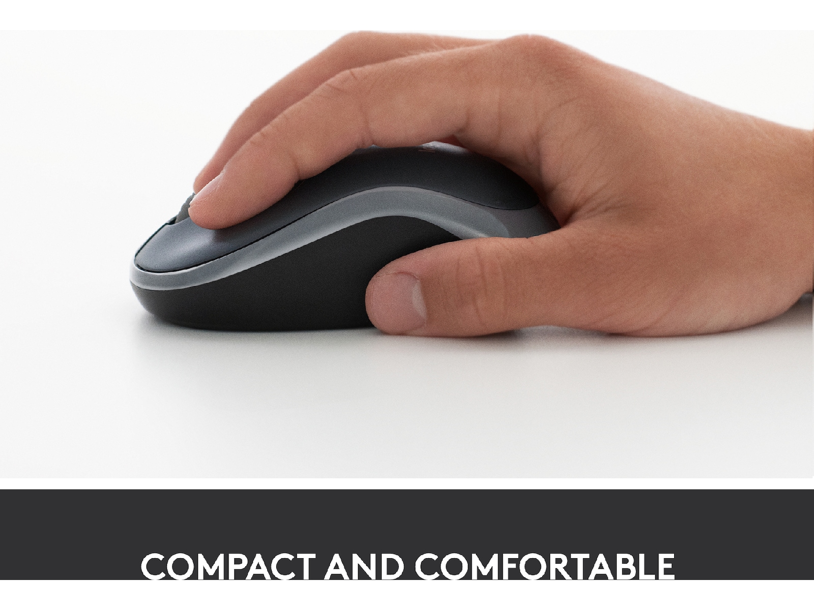 Logitech M185 Trådløs Mus Swift Grey Mus