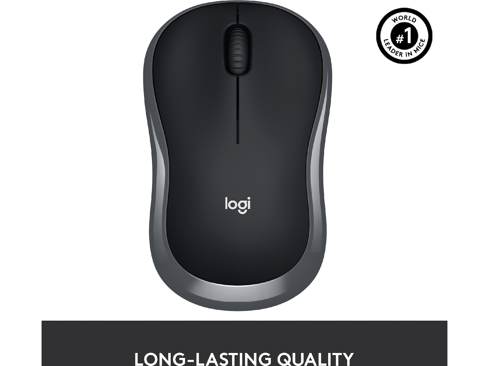 Logitech M185 Trådløs Mus Swift Grey Mus