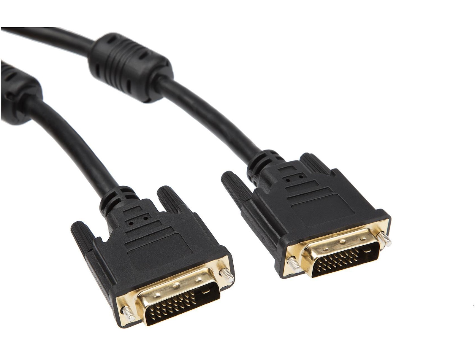 DVI-D kabel 2m (sort) Monitor