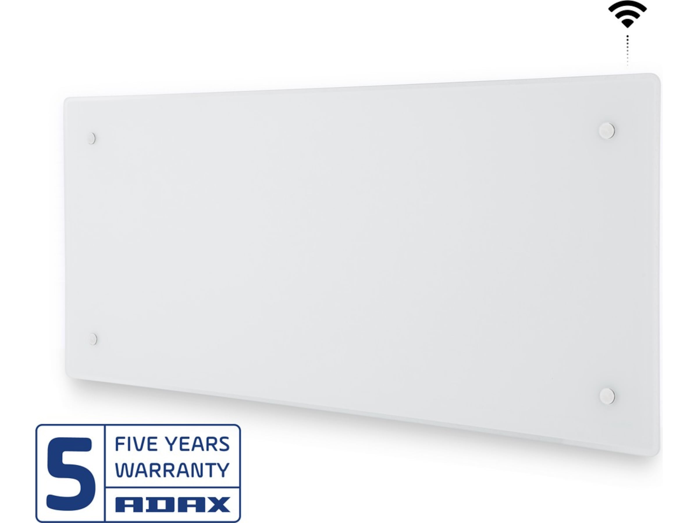 Adax Clea WiFi panelovn glas 600W (hvid) Varmepaneler