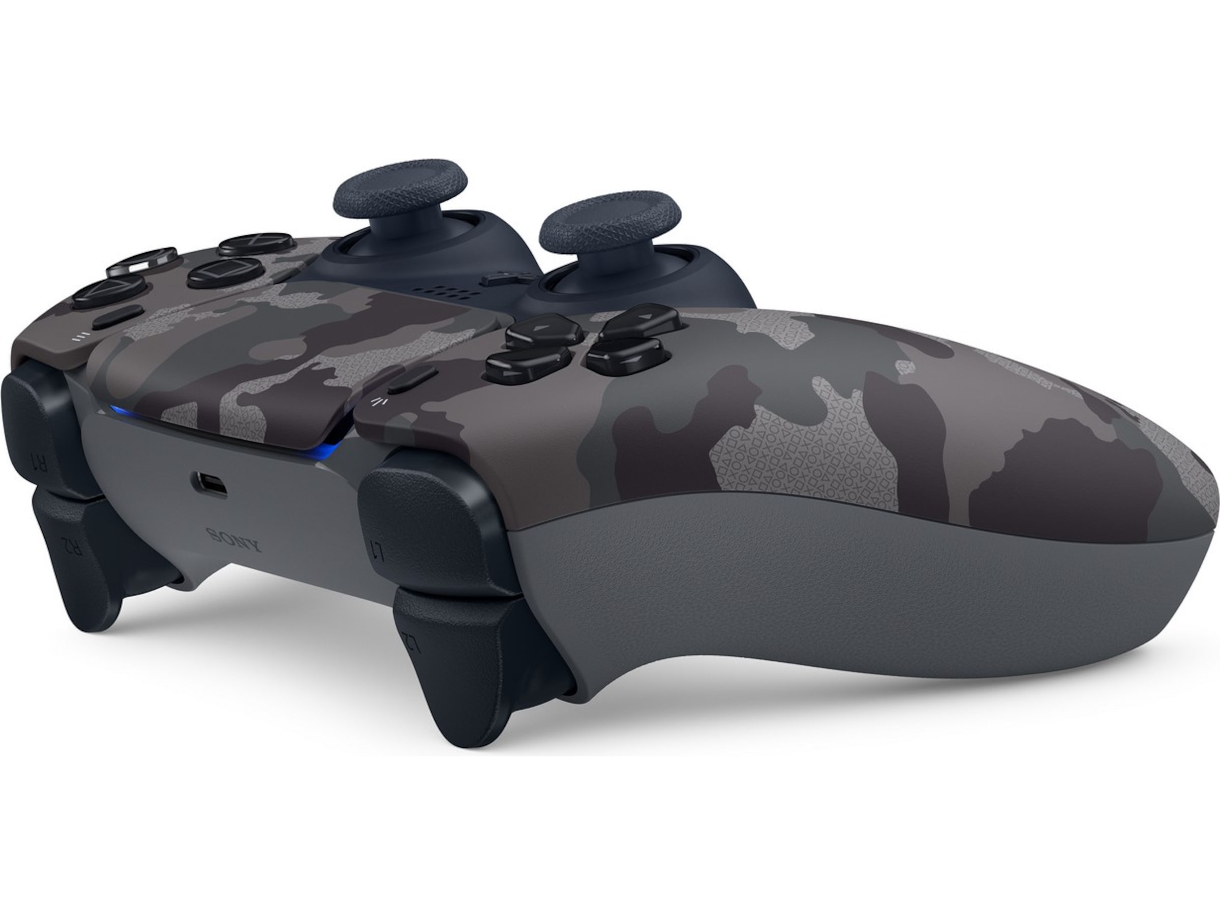 PlayStation 5 DualSense Controller (Grey Camo) Tilbehør til spilkonsoller