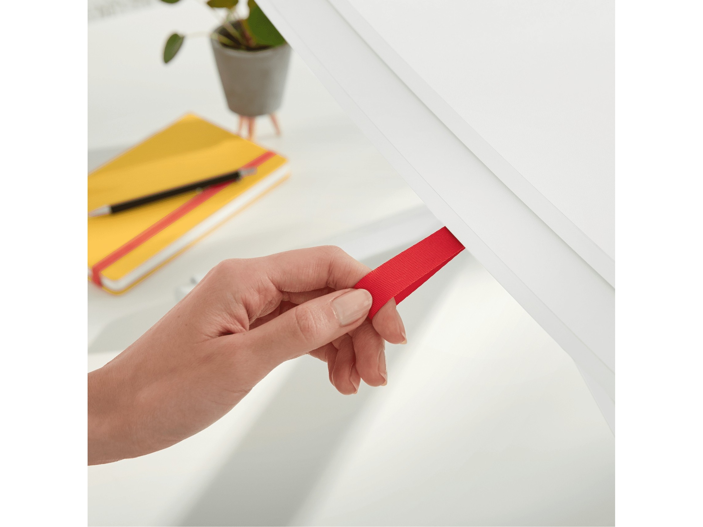 Leitz Ergo Cozy Justerbart PC bord m/plade (hvid) Bærbar stativ