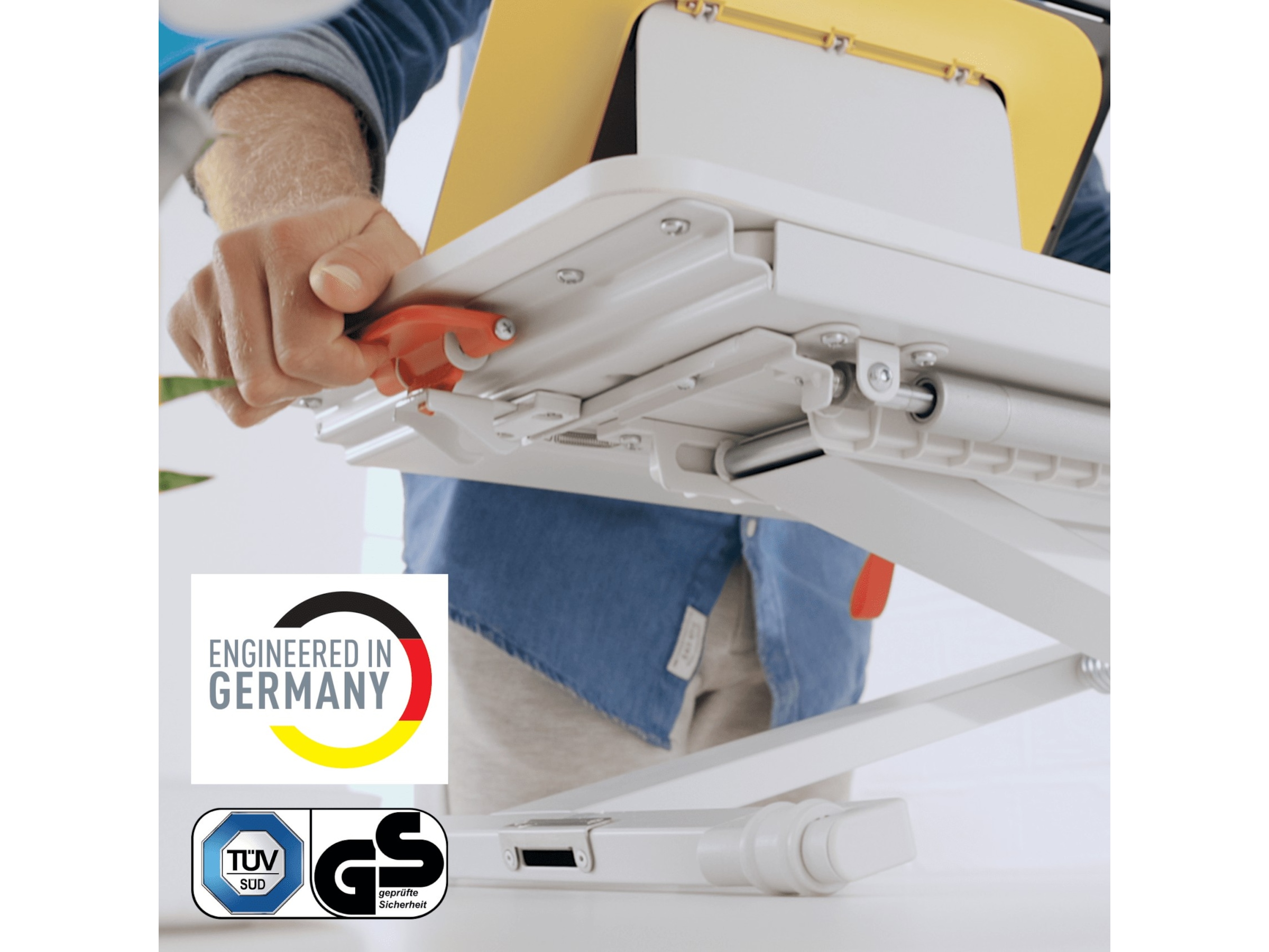 Leitz Ergo Cozy Justerbart PC bord m/plade (hvid) Bærbar stativ