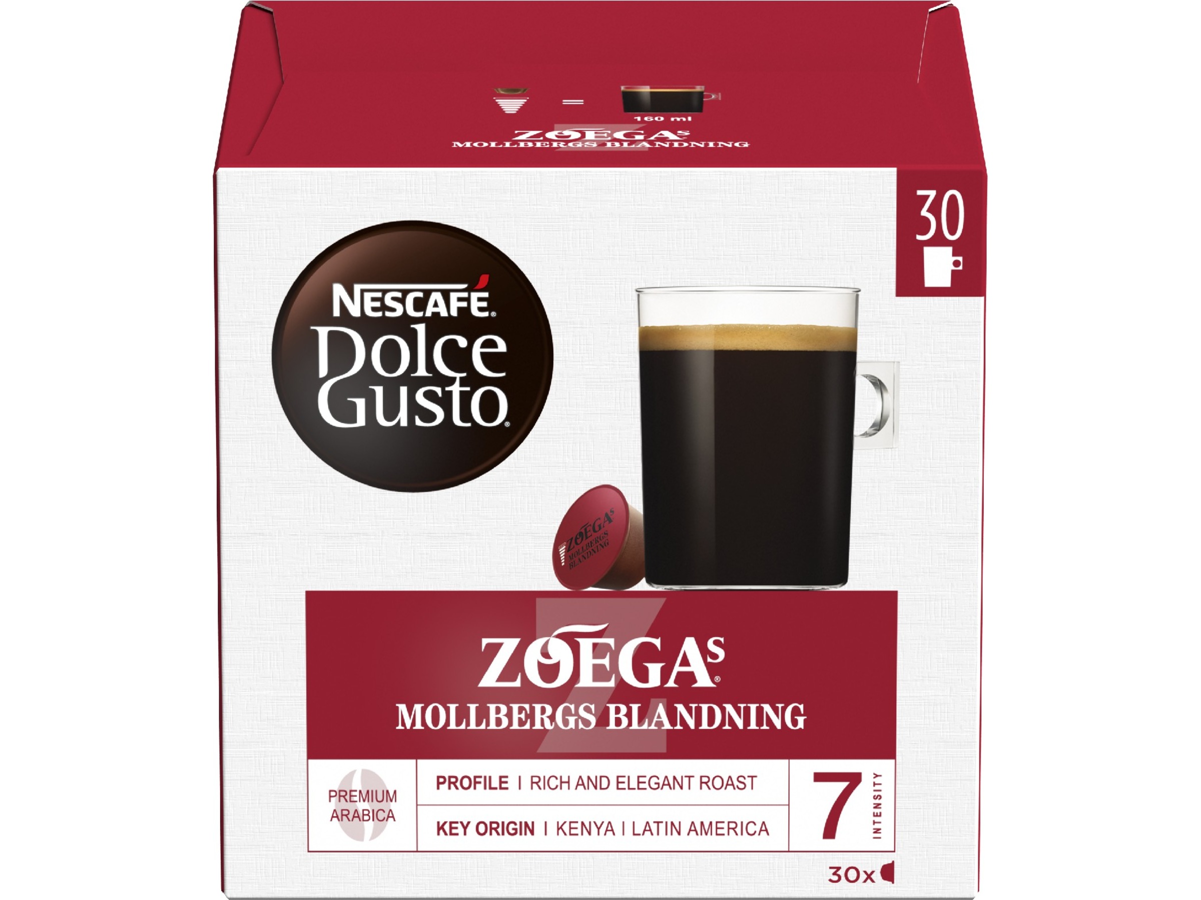 Nescafé Dolce Gusto Zoégas Mollbergs Big Pack Kaffe kapsler