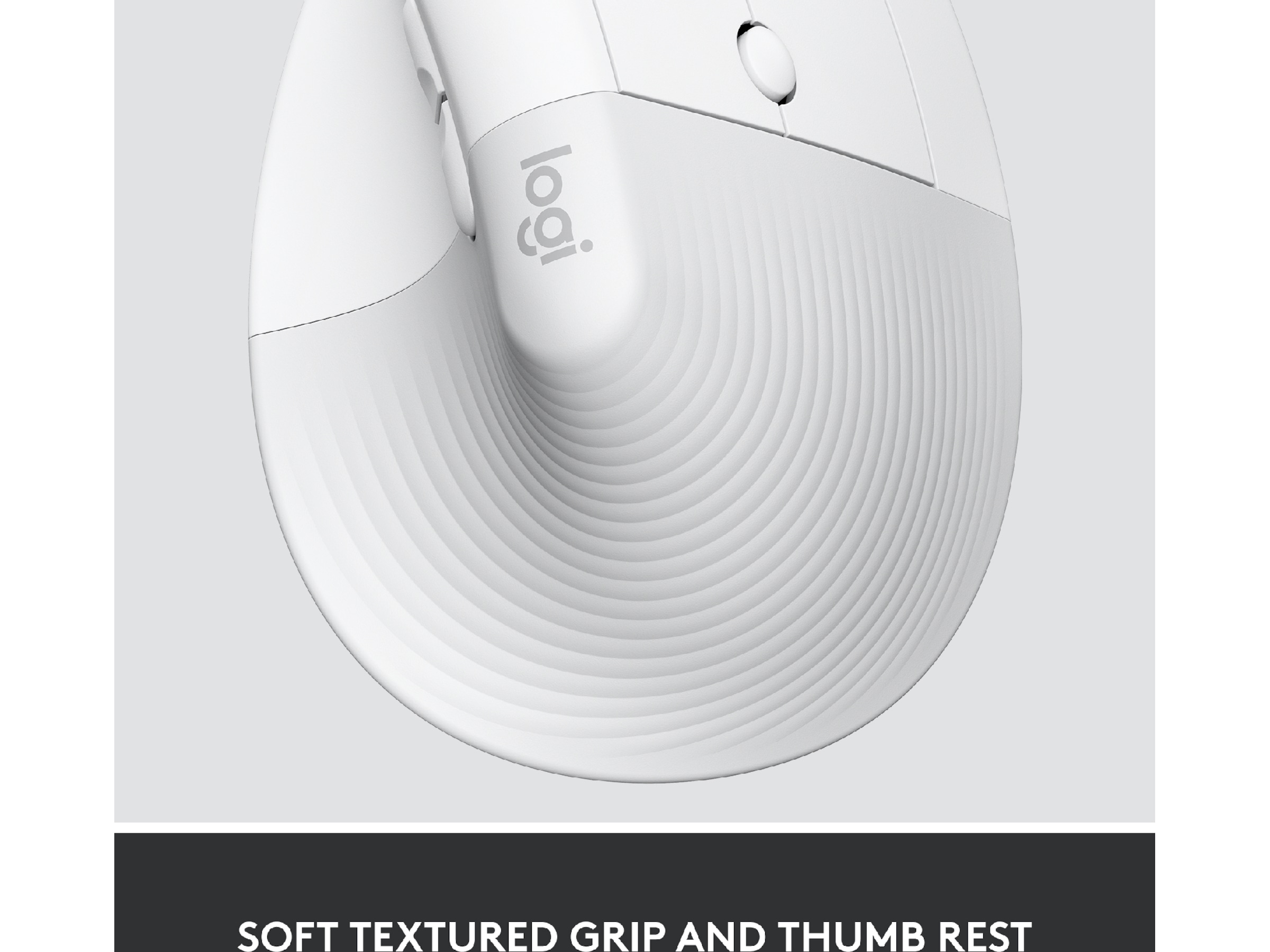 Logitech Lift Vertikal Business mus (off-white) Mus