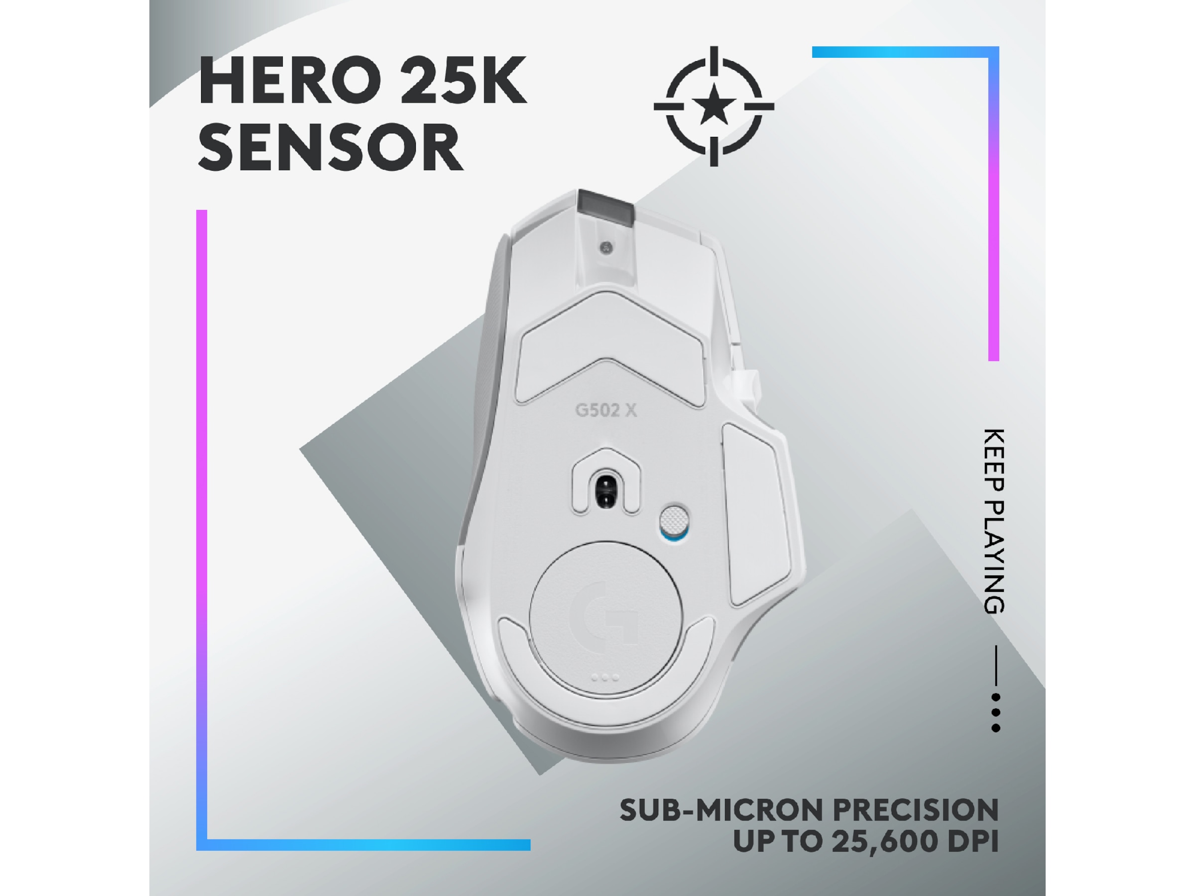 Logitech G502 X Plus Gaming Mus (hvidt) Gamingmus