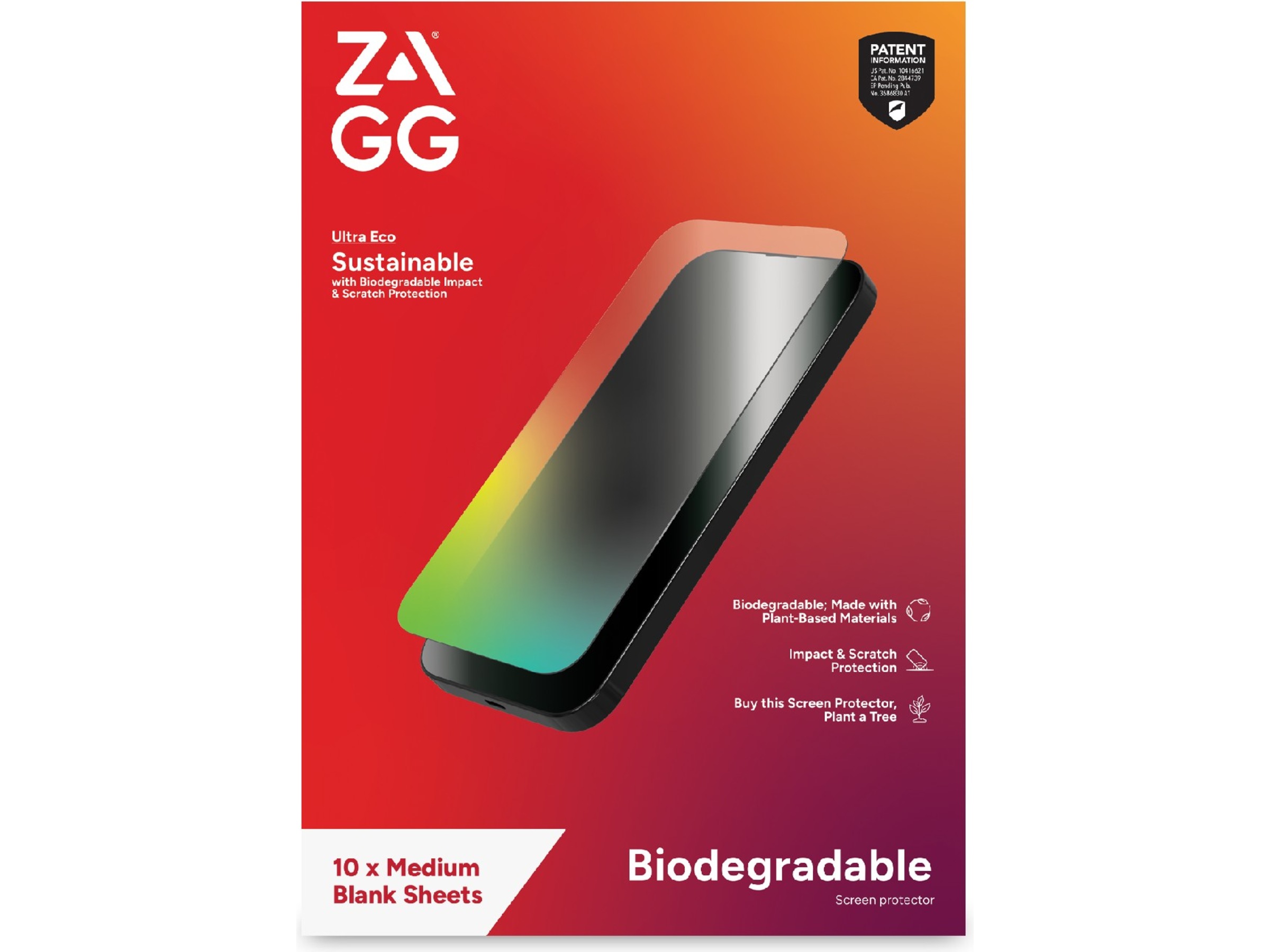 Zagg Ultra ECO Skærmbeskytter Skærmbeskyttelse tablet