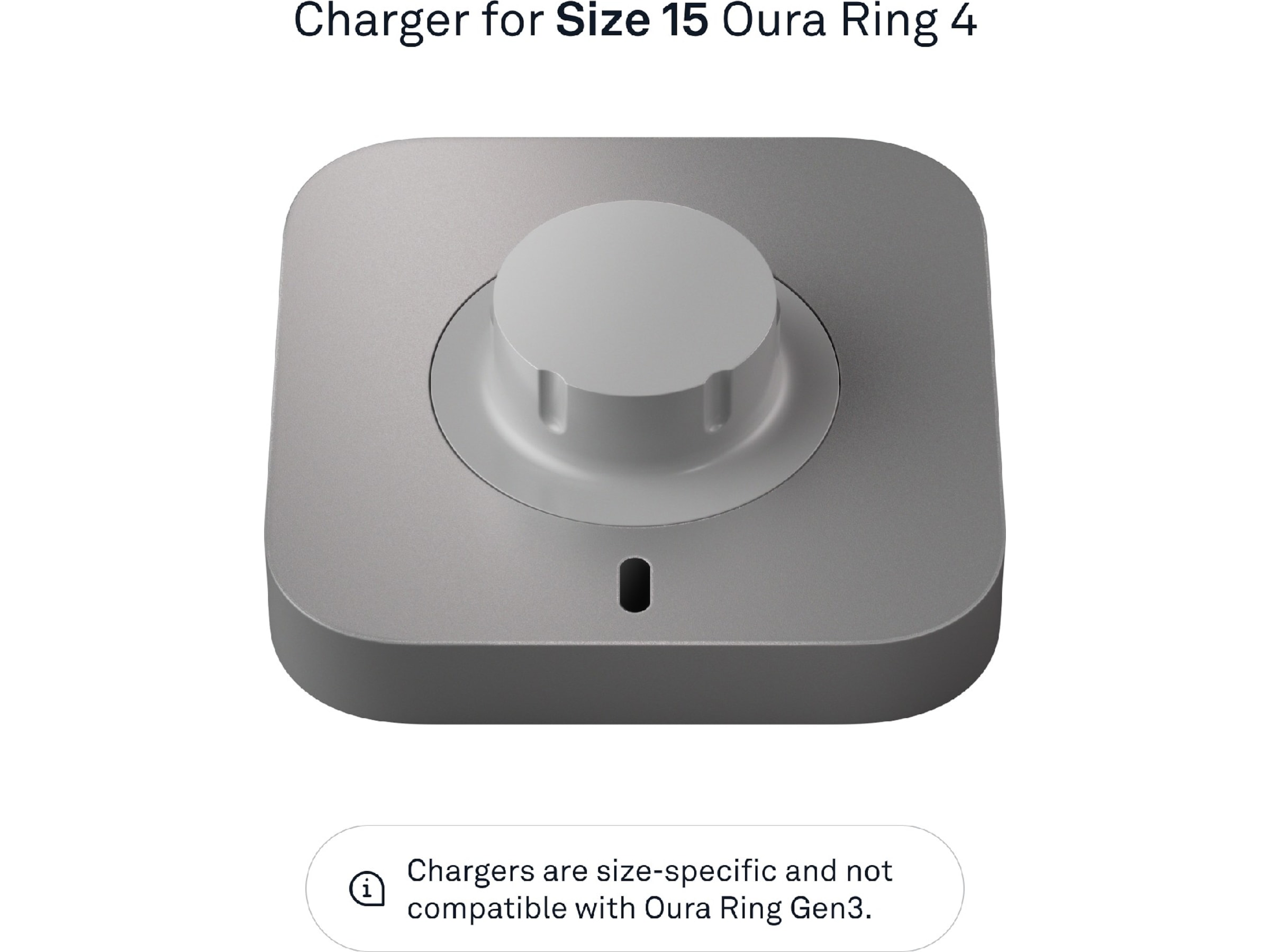 Oura Ring 4 Trådløs oplader str. 15 Smart ring