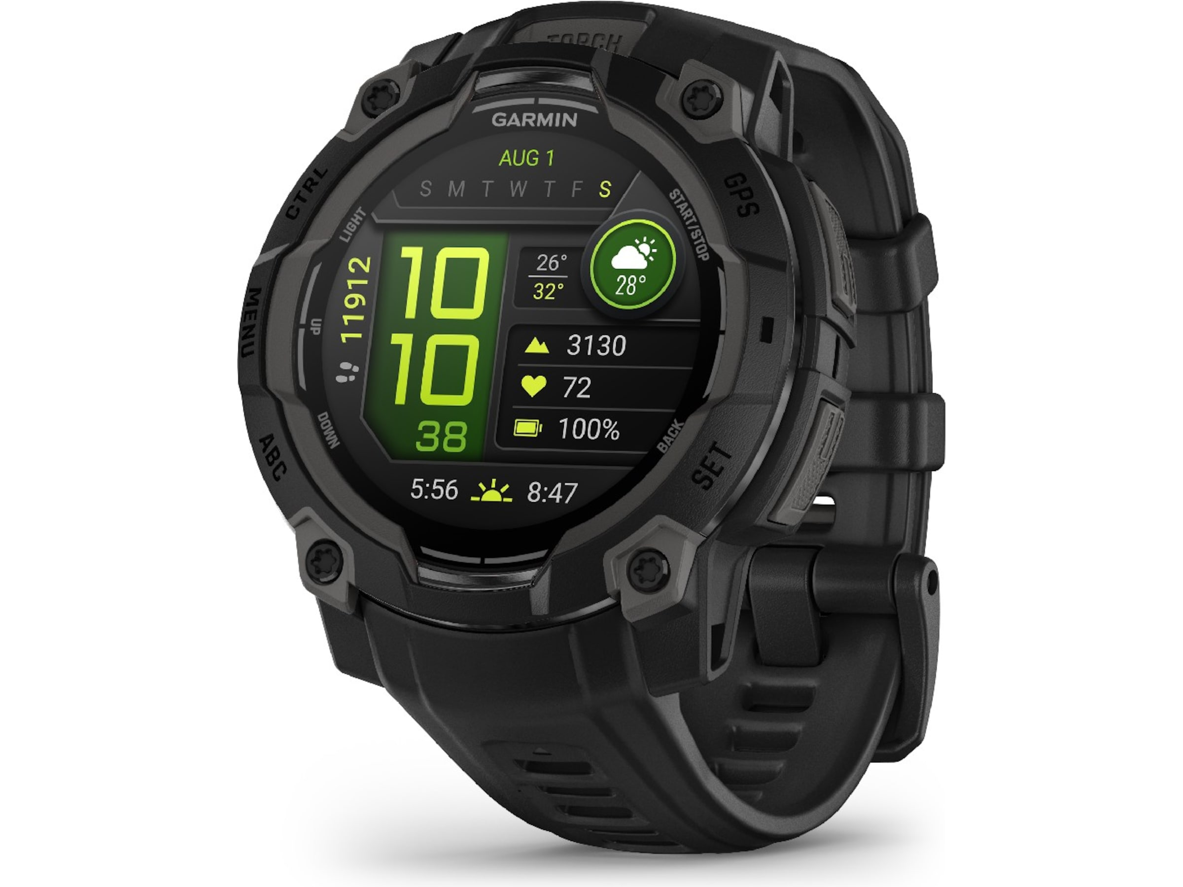 Garmin Instinct 3 AMOLED 45mm (sort) Smartwatches