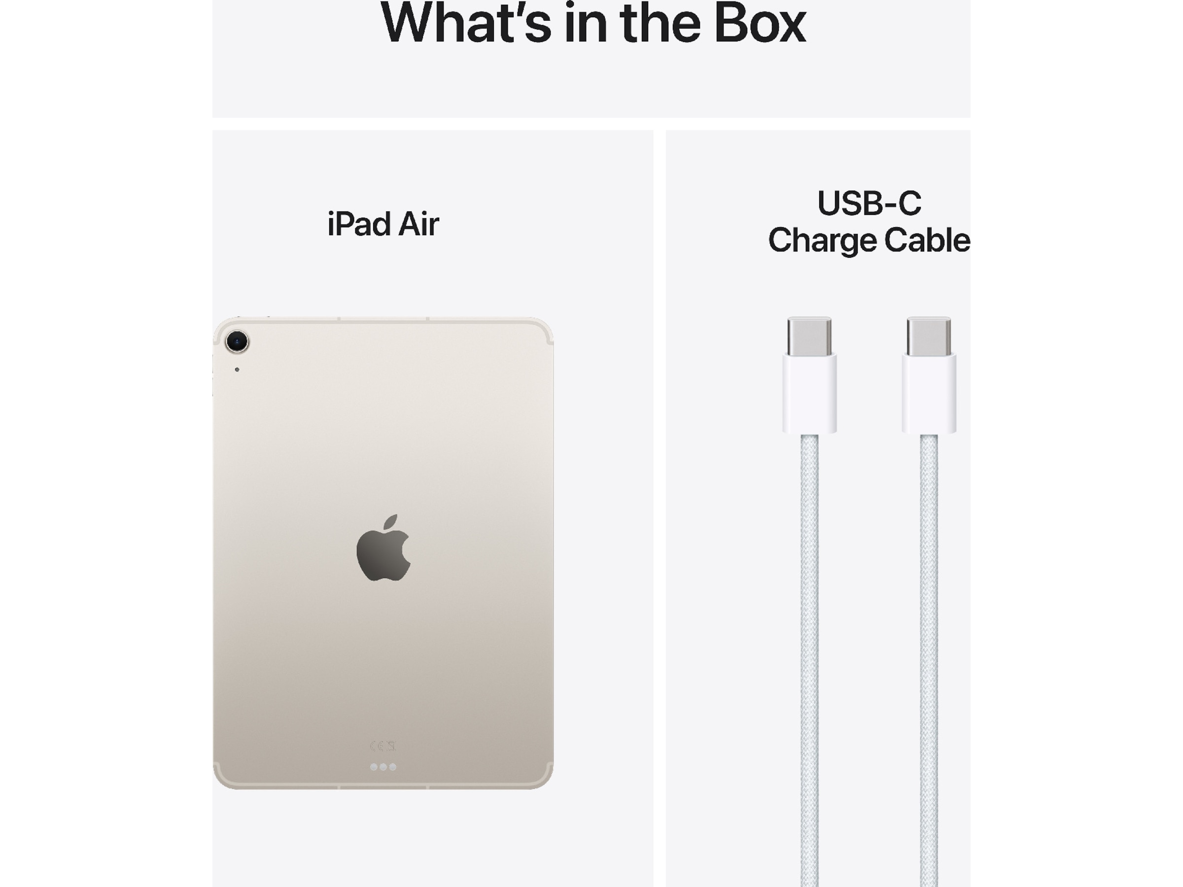 iPad Air 11" (2025) 256GB 5G (stjerneskær) Tablets