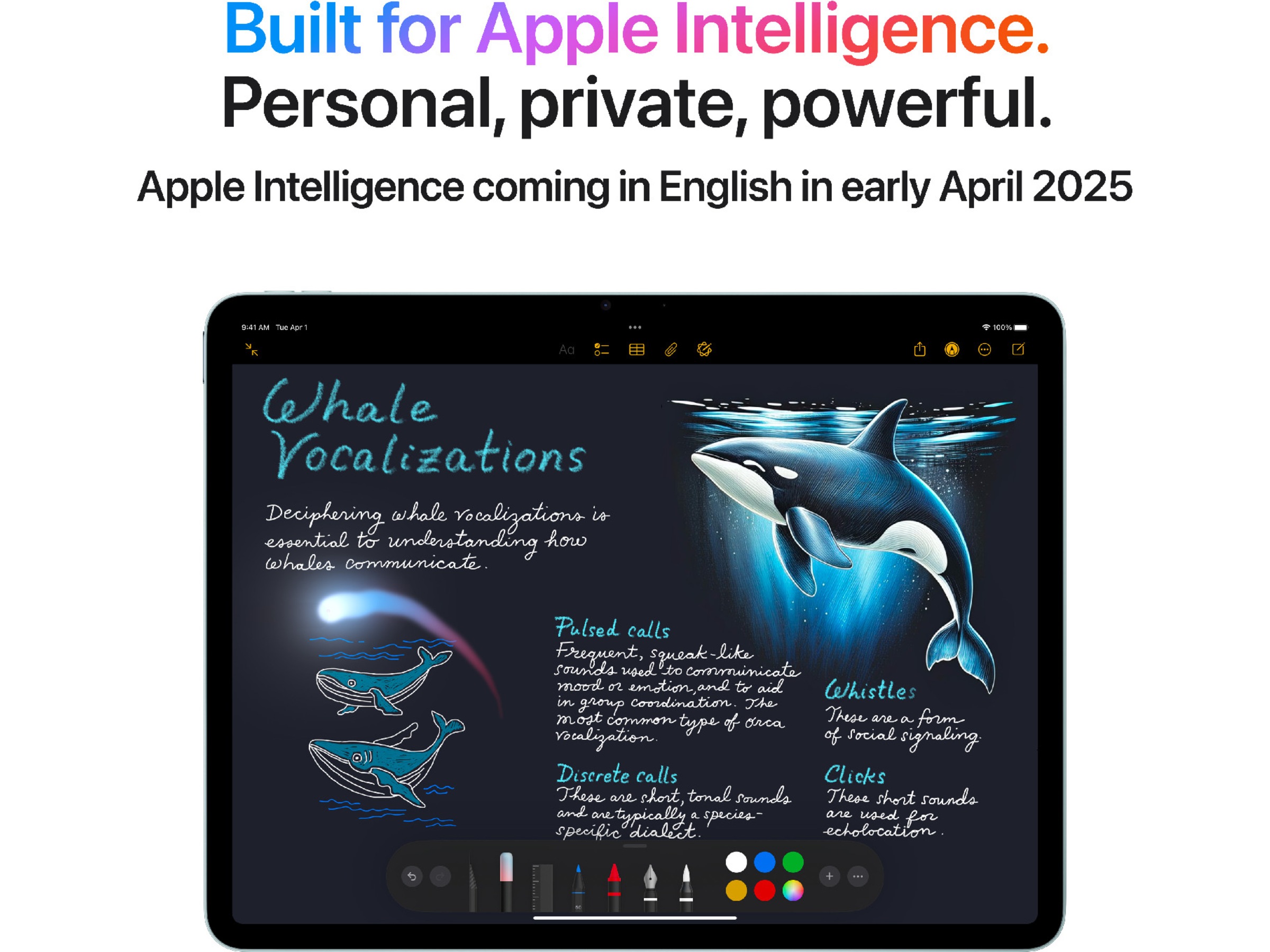 iPad Air 11" (2025) 256GB WiFi (stjerneskær) Tablets