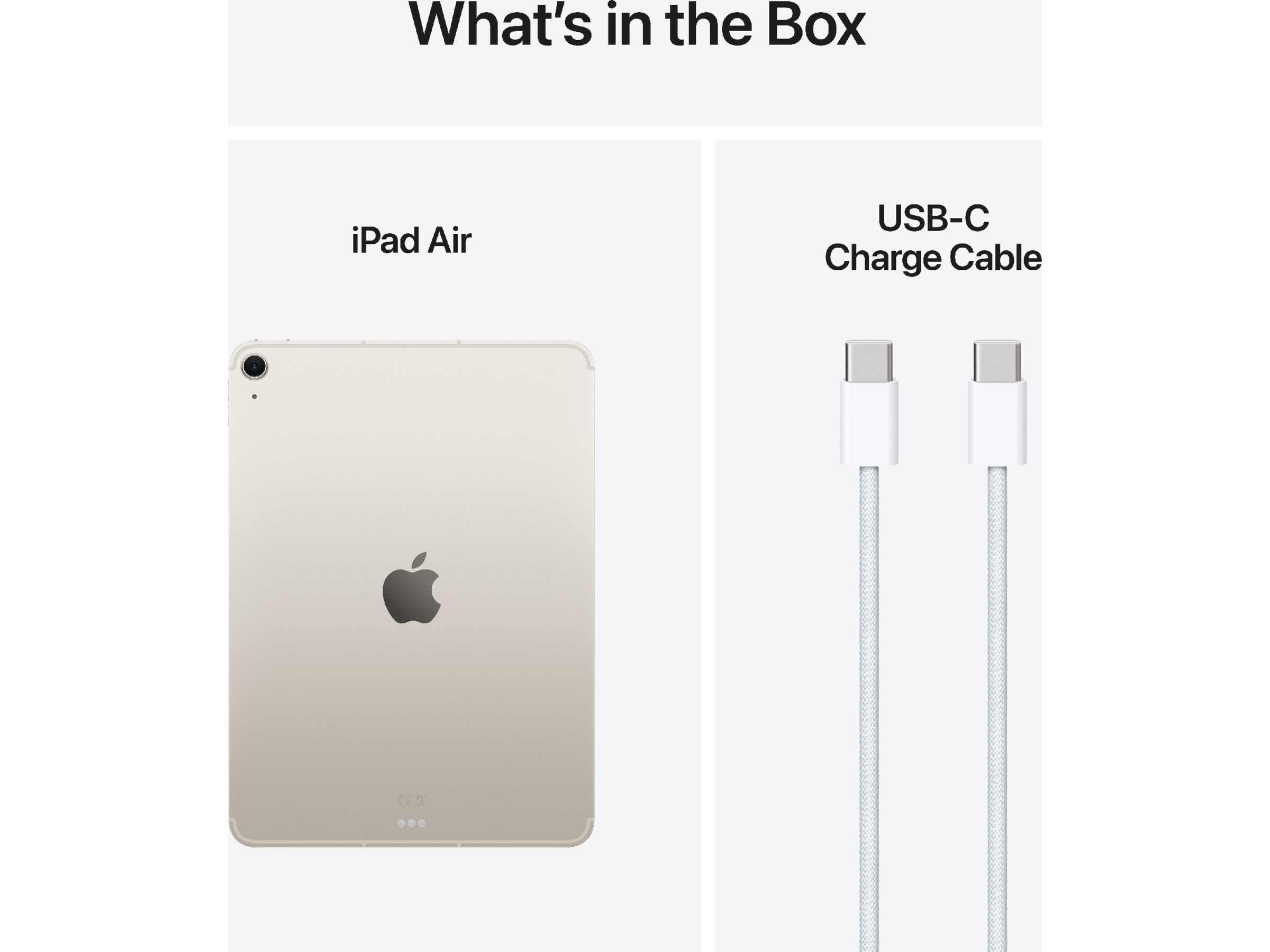 iPad Air 11" (2025) 512GB 5G (stjerneskær) Tablets