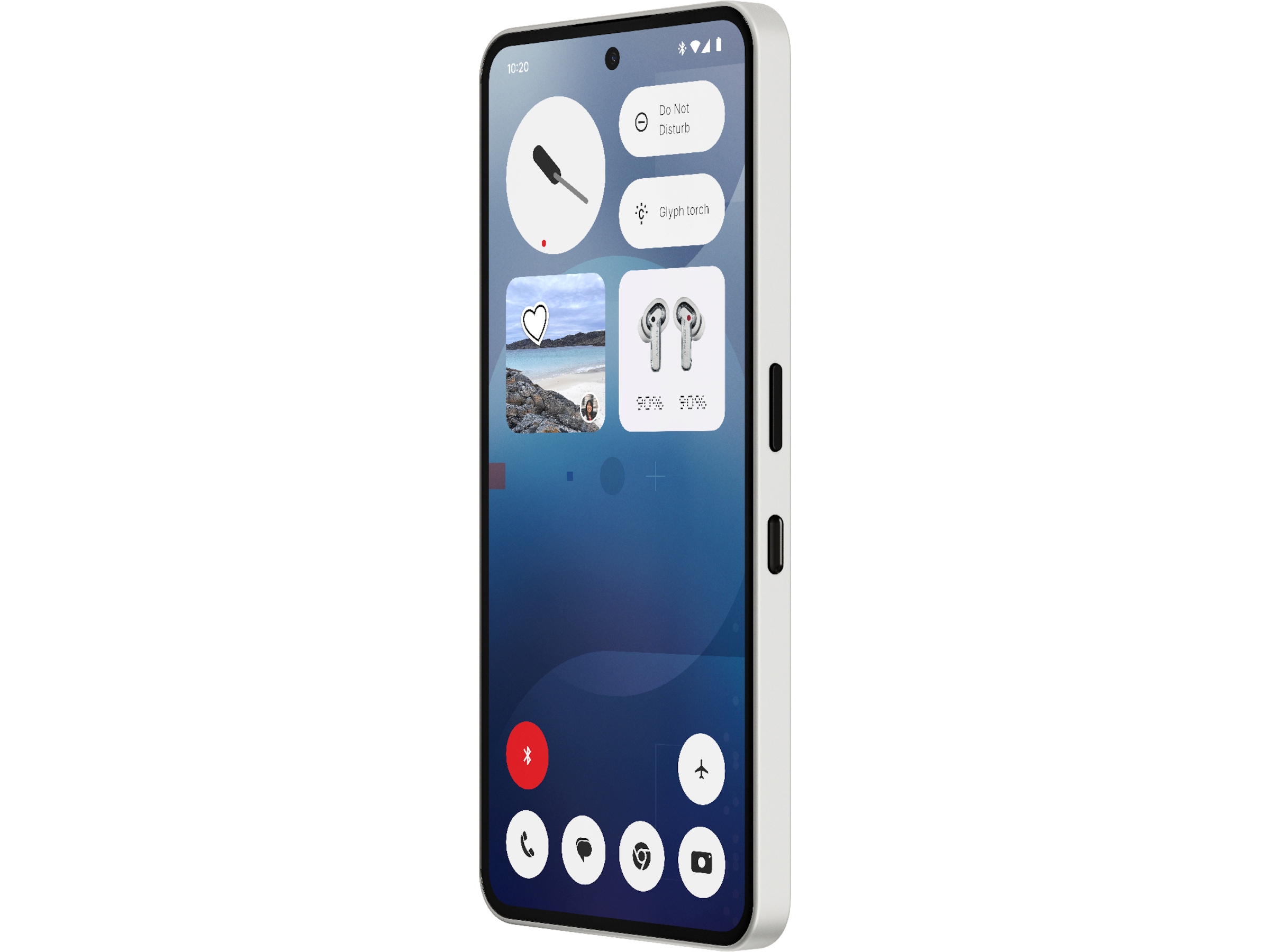 Nothing Phone (3a) 128GB (hvid) Mobiltelefoner