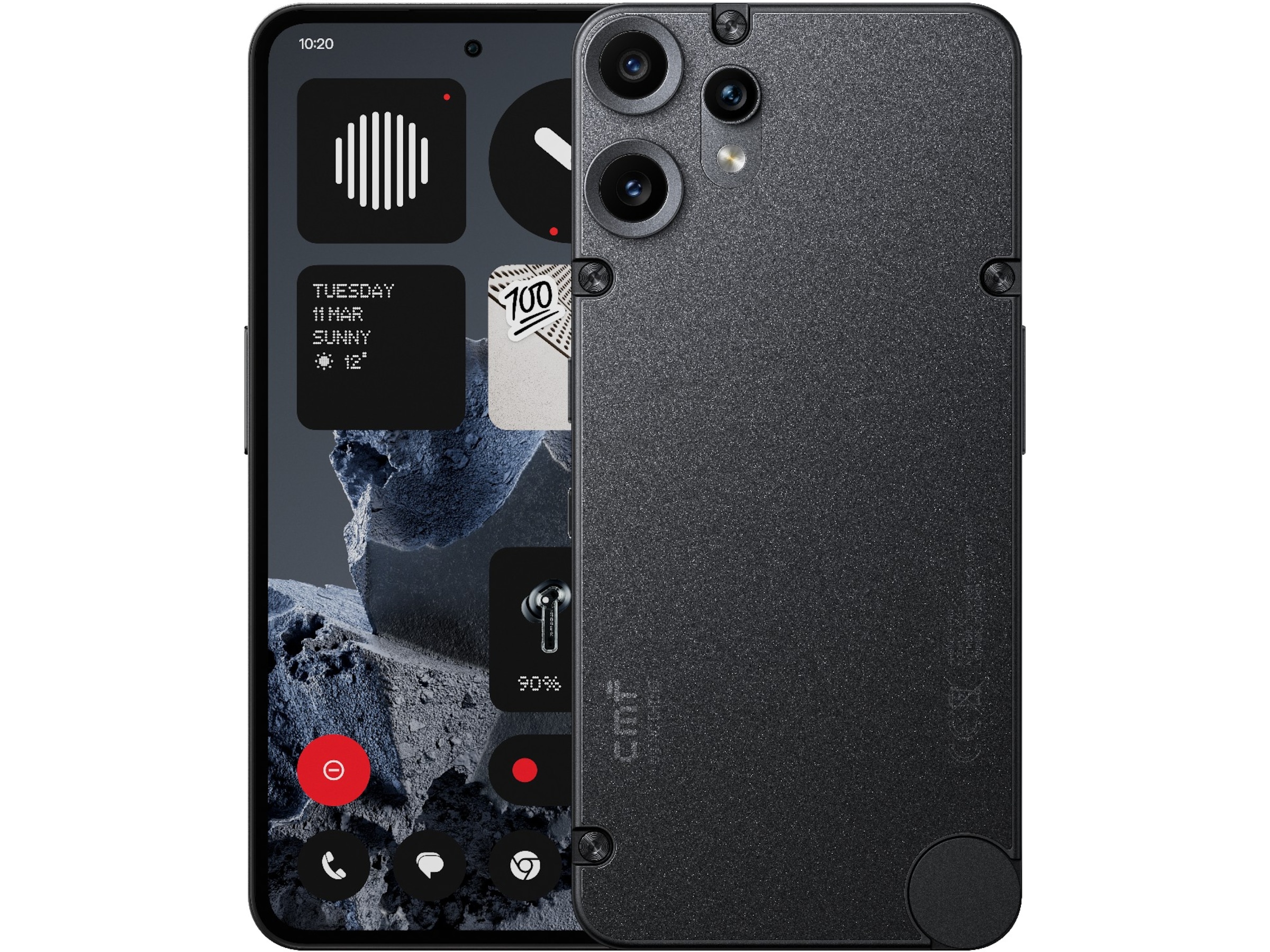 CMF Phone 2 Pro 128GB (sort) Mobiltelefoner