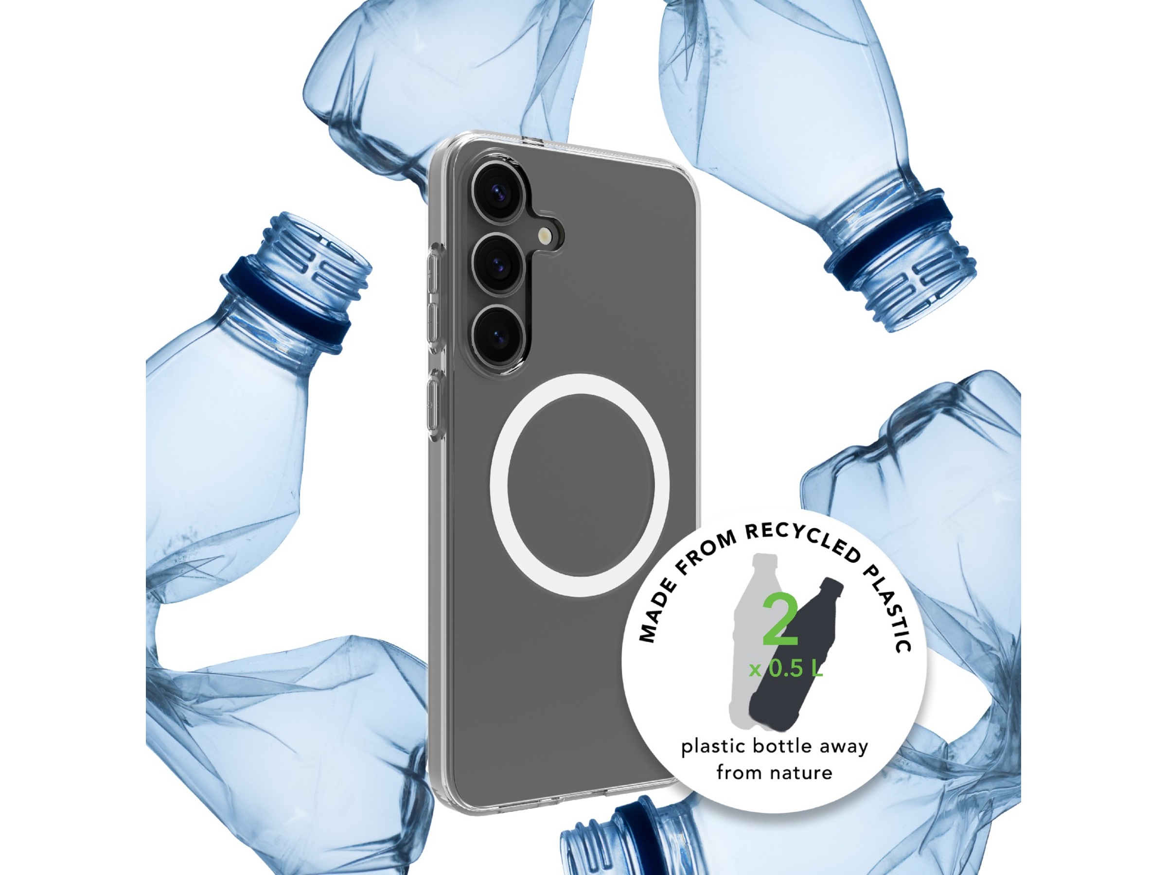 dbramante1928 Galaxy S25+ Greenland Pro Qi2 cover (gennemsigtig) Mobilcover