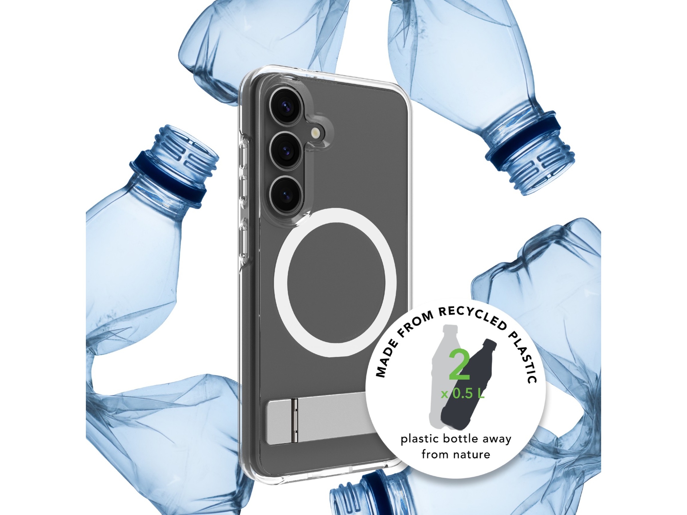 dbramante1928 Galaxy S25 Iceland Pro Qi2 cover (gennemsigtig) Mobilcover