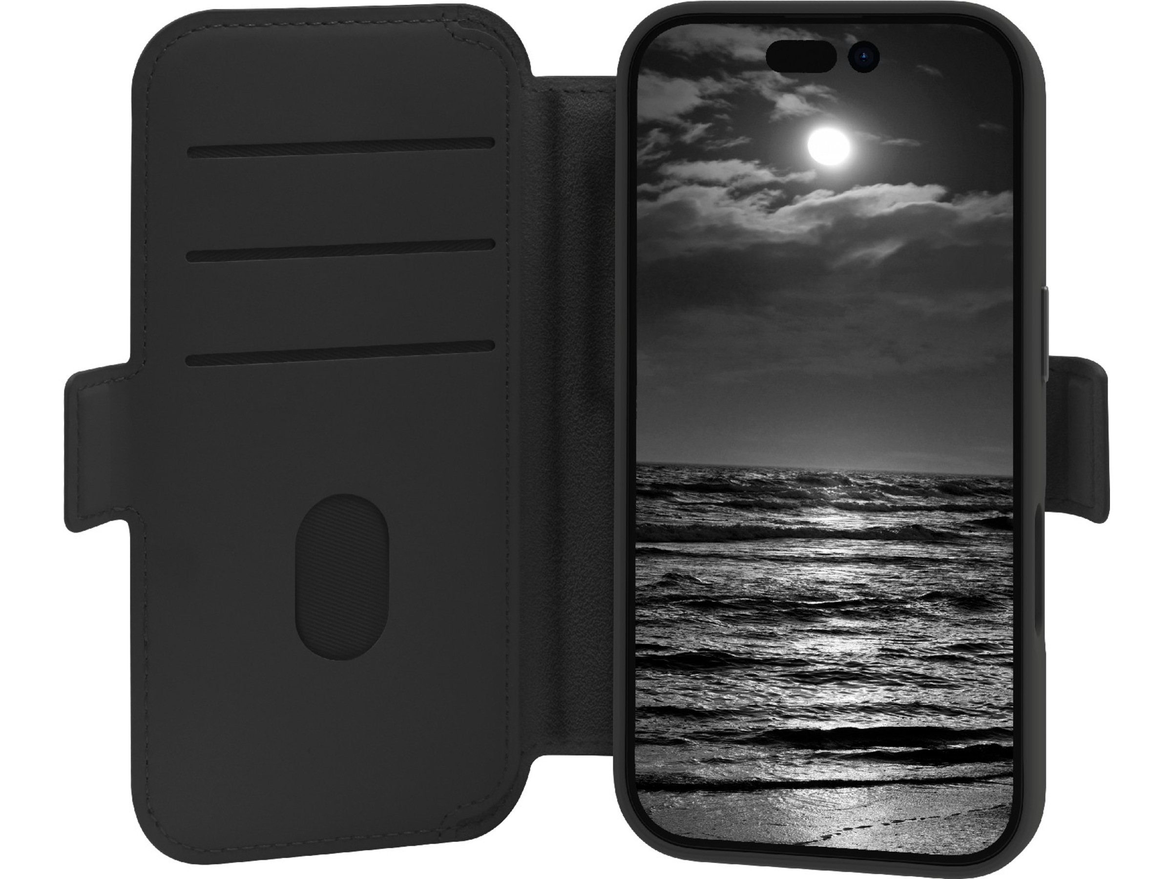 dbramante1928 iPhone 16 Lynge 2-i-1 Wallet cover (midnight) Mobilcover