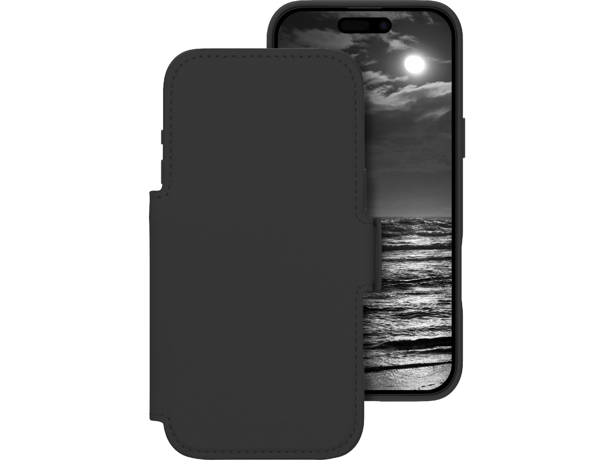 dbramante1928 iPhone 17 Pro Max Lynge 2-i-1 Wallet cover (midnight) Mobilcover