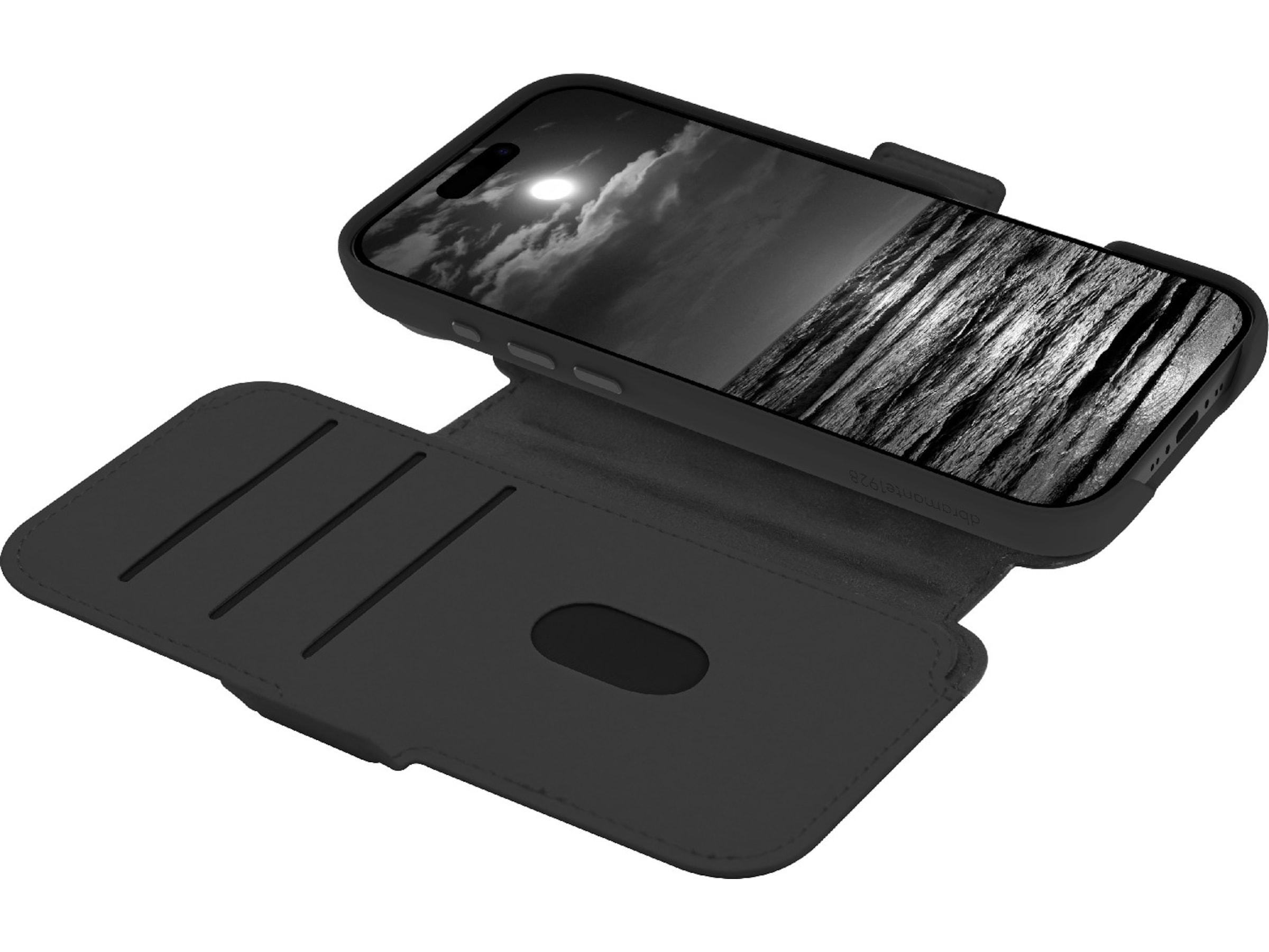 dbramante1928 iPhone Air Lynge 2-i-1 Wallet cover (midnight) Mobilcover