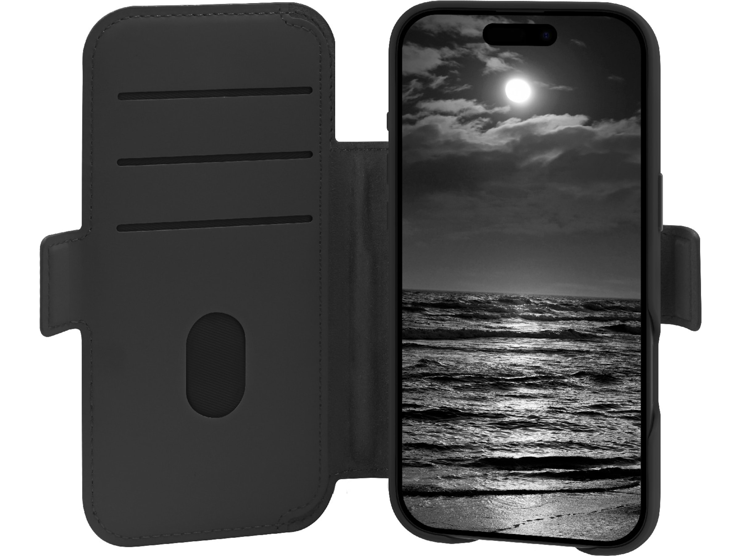 dbramante1928 iPhone Air Lynge 2-i-1 Wallet cover (midnight) Mobilcover