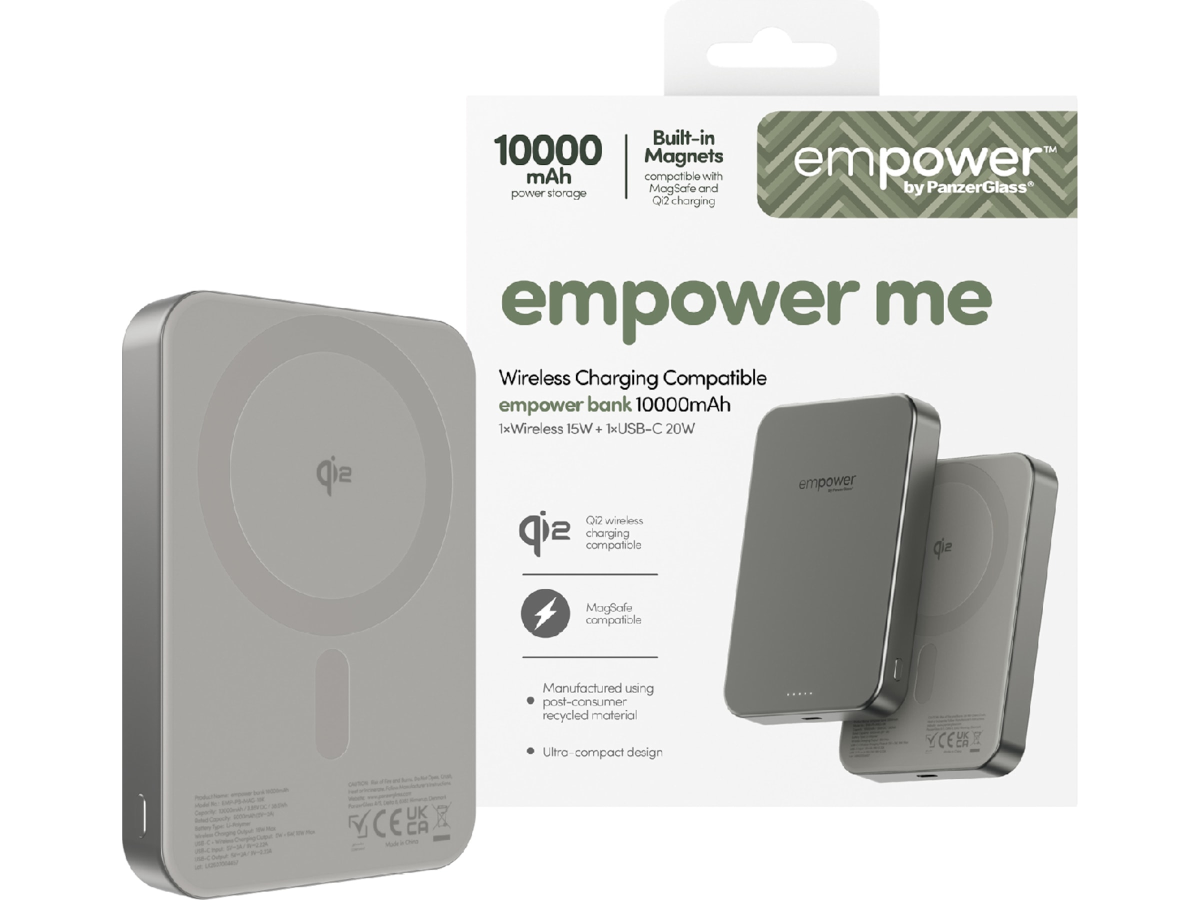 PanzerGlass empower Powerbank 10 000mAh (titanium) Powerbank
