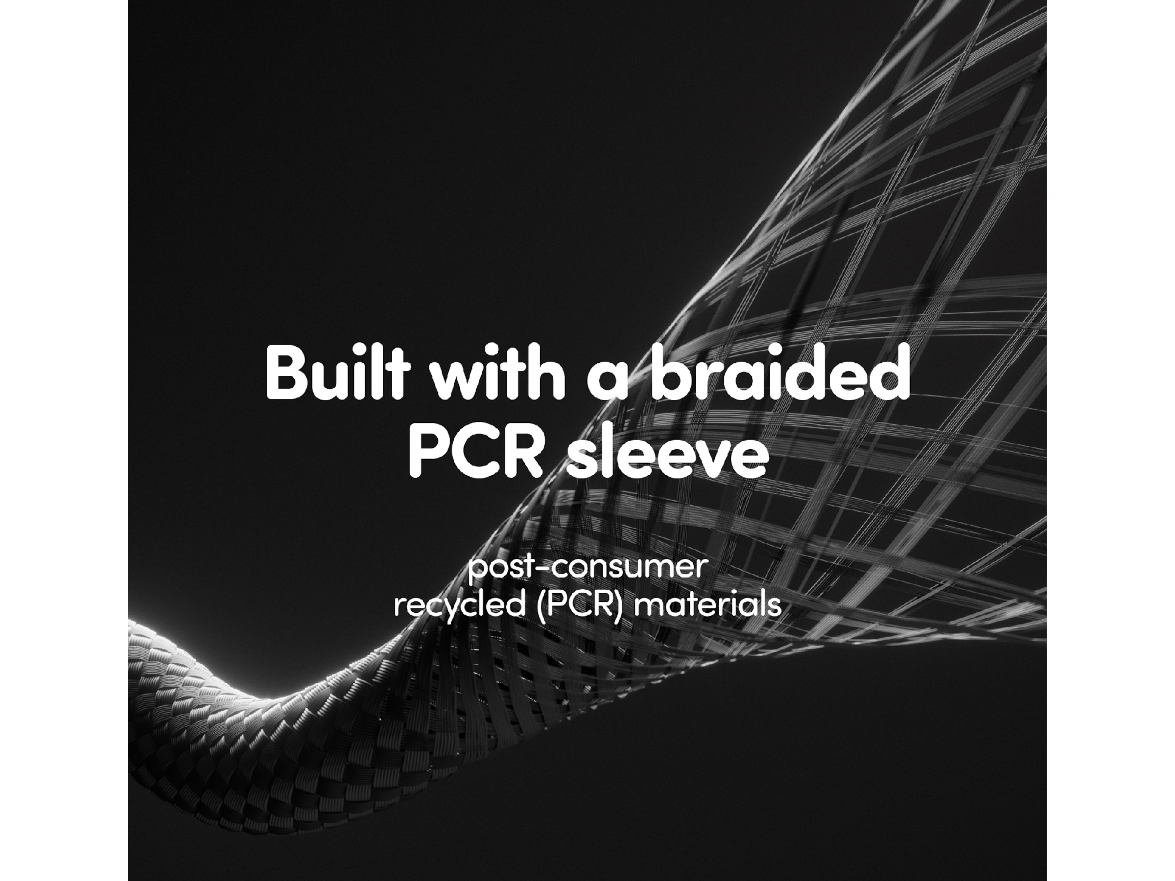 PanzerGlass Racing 240W USB-C kabel, 1,2m (sort) USB-kabler