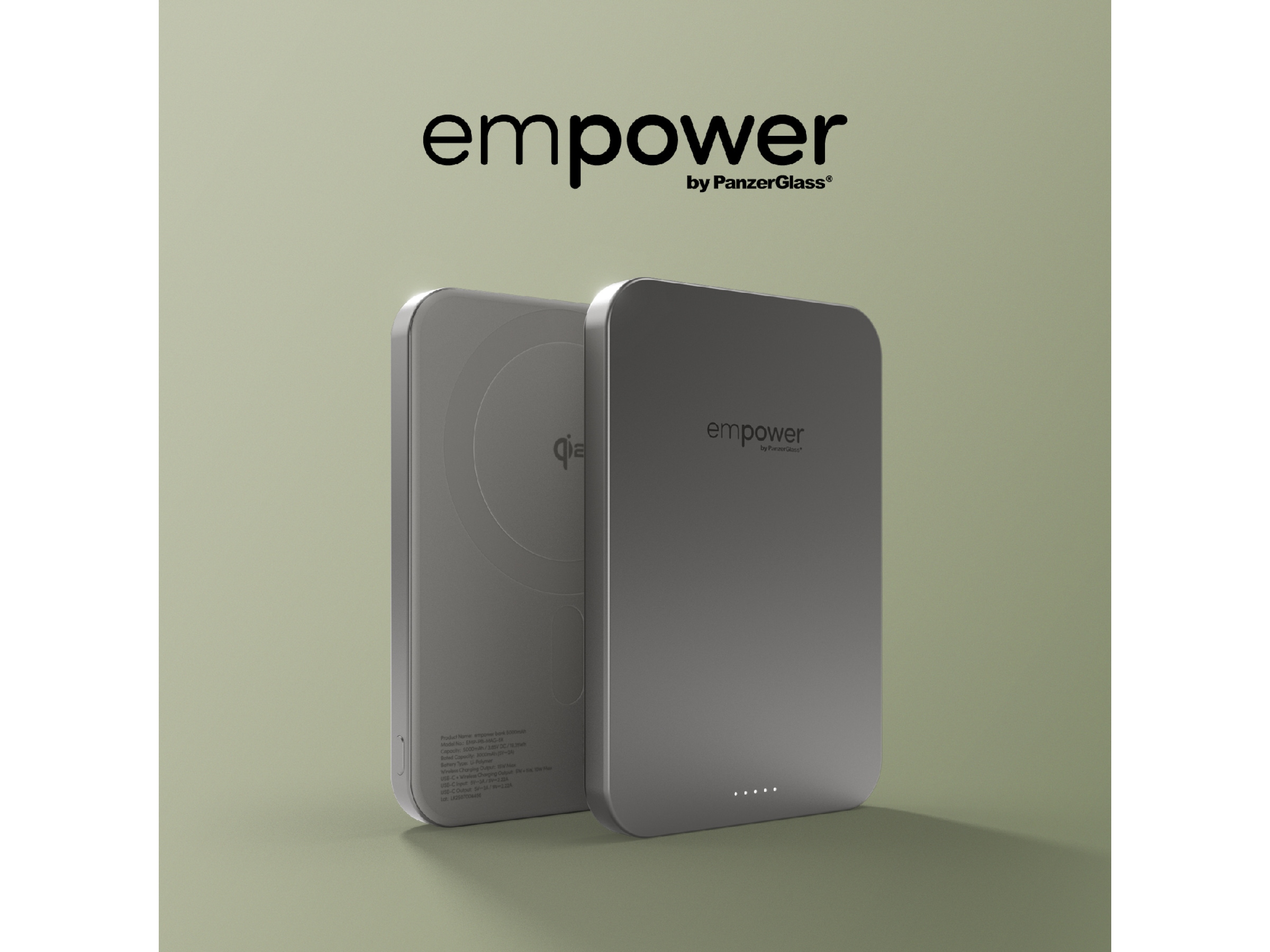 PanzerGlass empower Powerbank 5000mAh (titanium) Powerbank