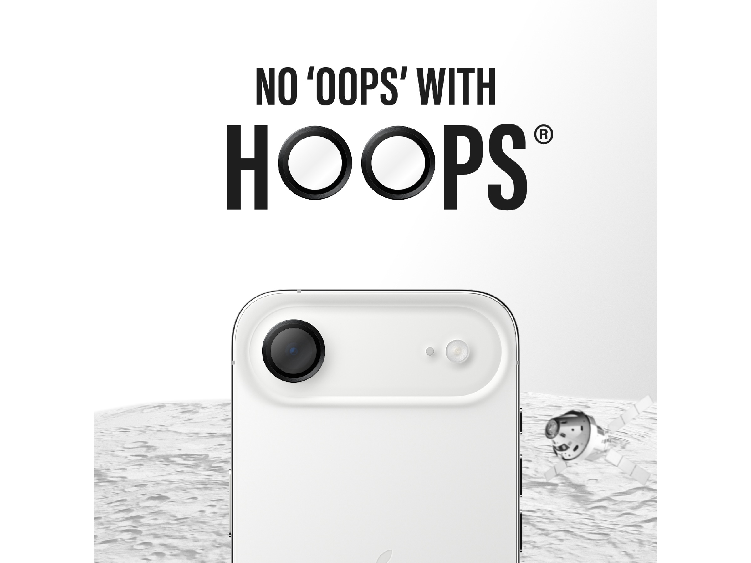 PanzerGlass iPhone Air Hoops Ceramic II Linsebeskytter Skærmbeskyttelse mobiltelefon