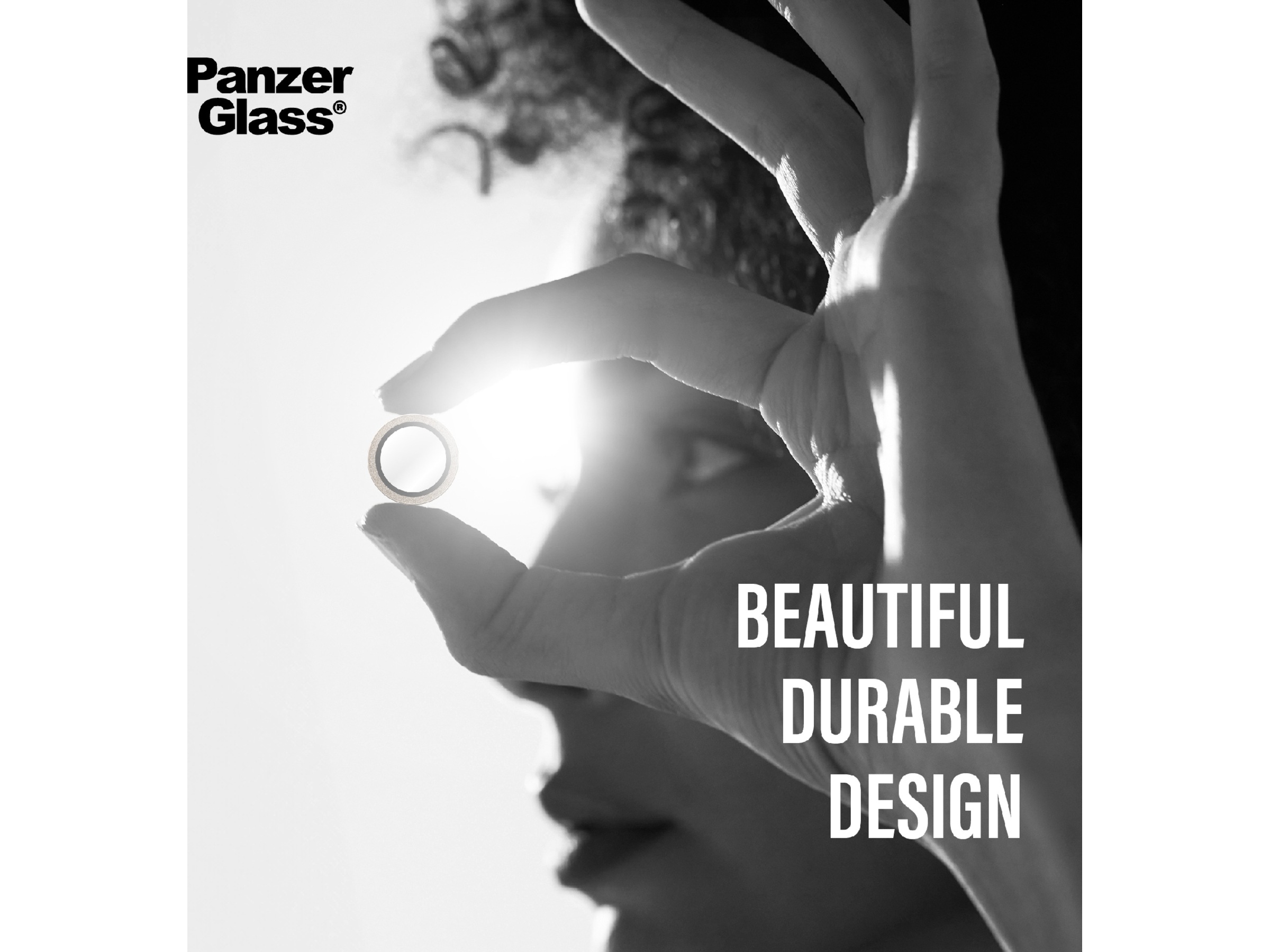 PanzerGlass iPhone Air Hoops Linsebeskytter (glitter gold) Skærmbeskyttelse mobiltelefon