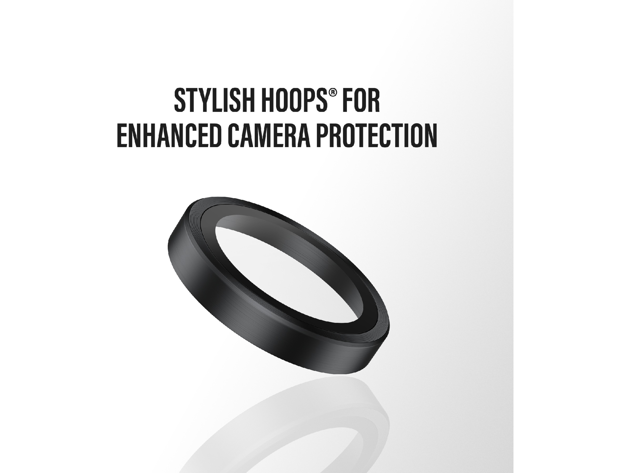 PanzerGlass iPhone 17 Pro / 17 Pro Max / 16 Pro / 16 Pro Max Hoops Linsebeskytter (sort) Skærmbeskyttelse mobiltelefon