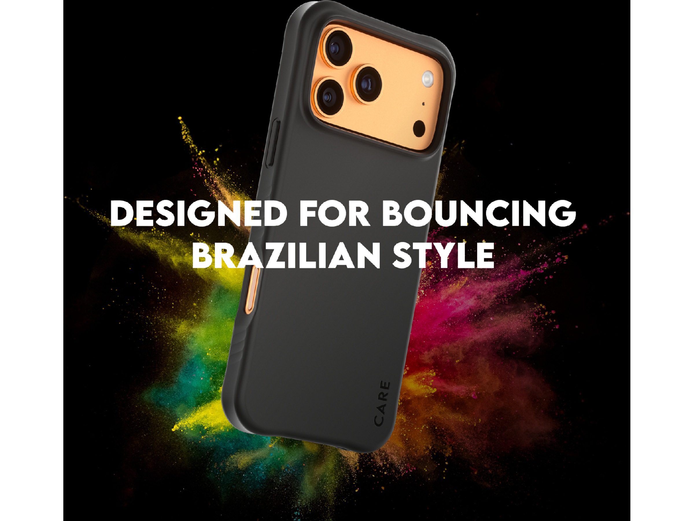 PanzerGlass CARE iPhone 17 Pro Max Samba Hardcase cover (sort) Mobilcover