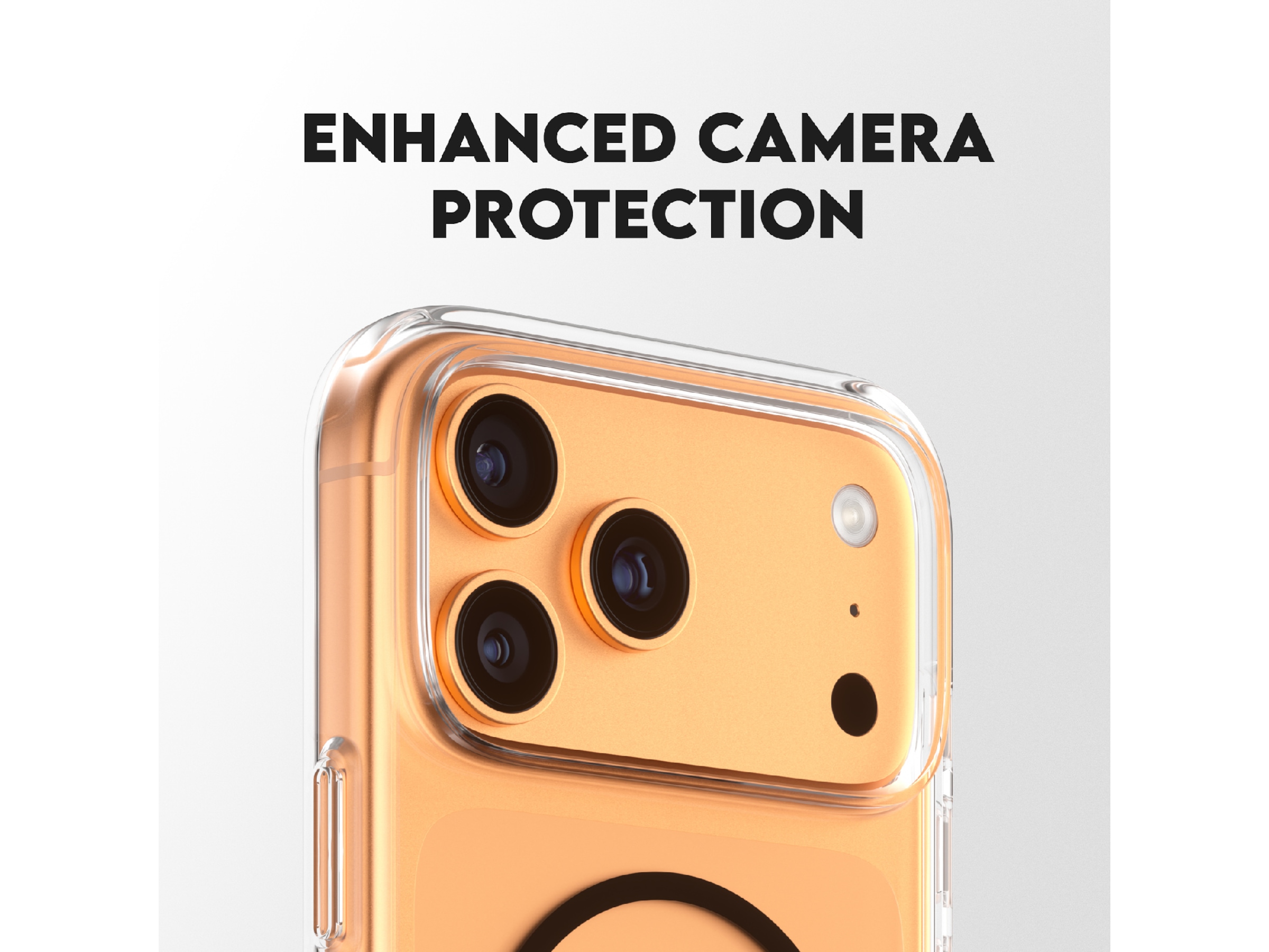 PanzerGlass CARE iPhone 17 Pro Max Urban Explorer cover (gennemsigtig/sort) Mobilcover