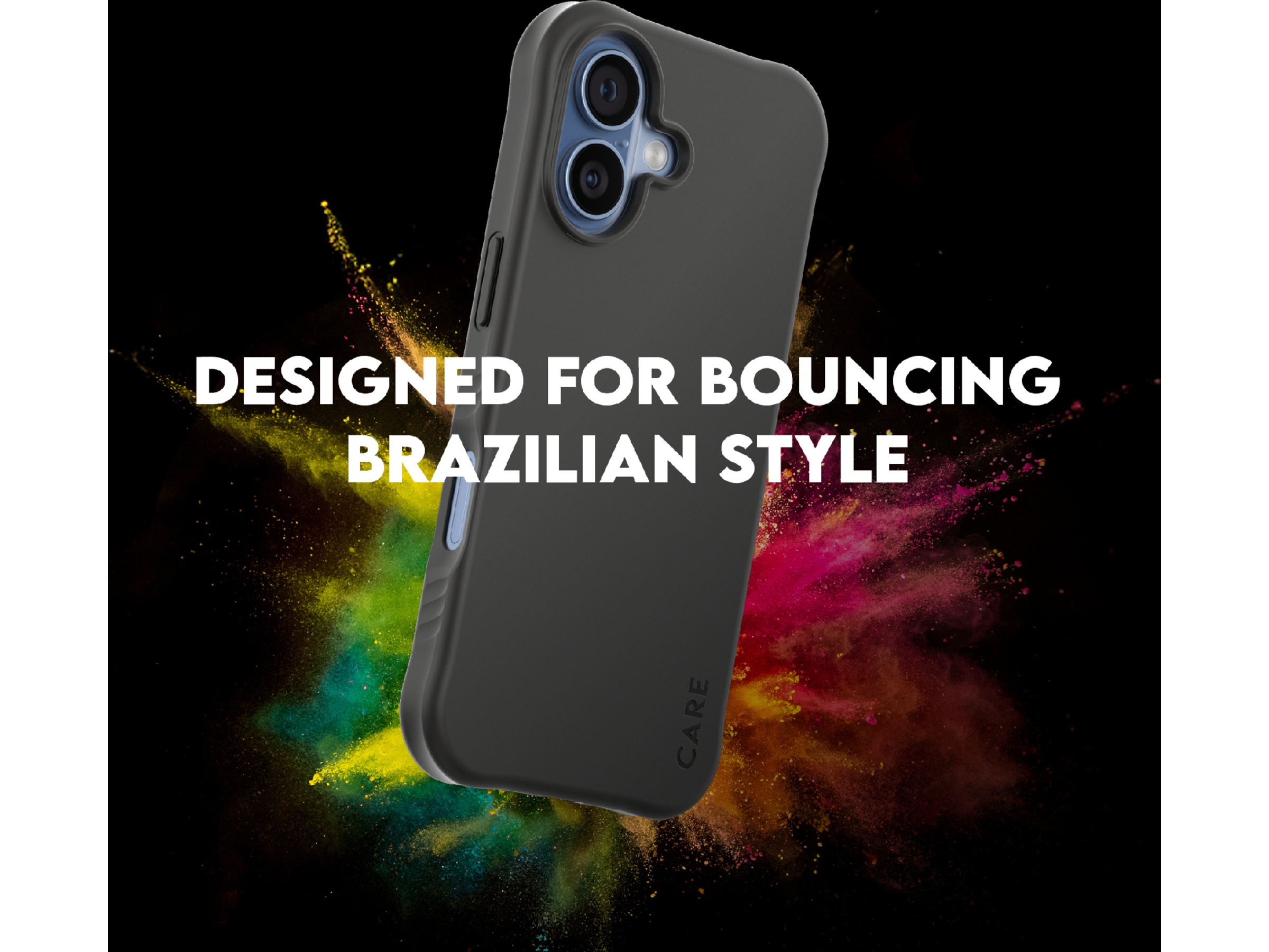 PanzerGlass CARE iPhone 17 Samba Hardcase cover (sort) Mobilcover