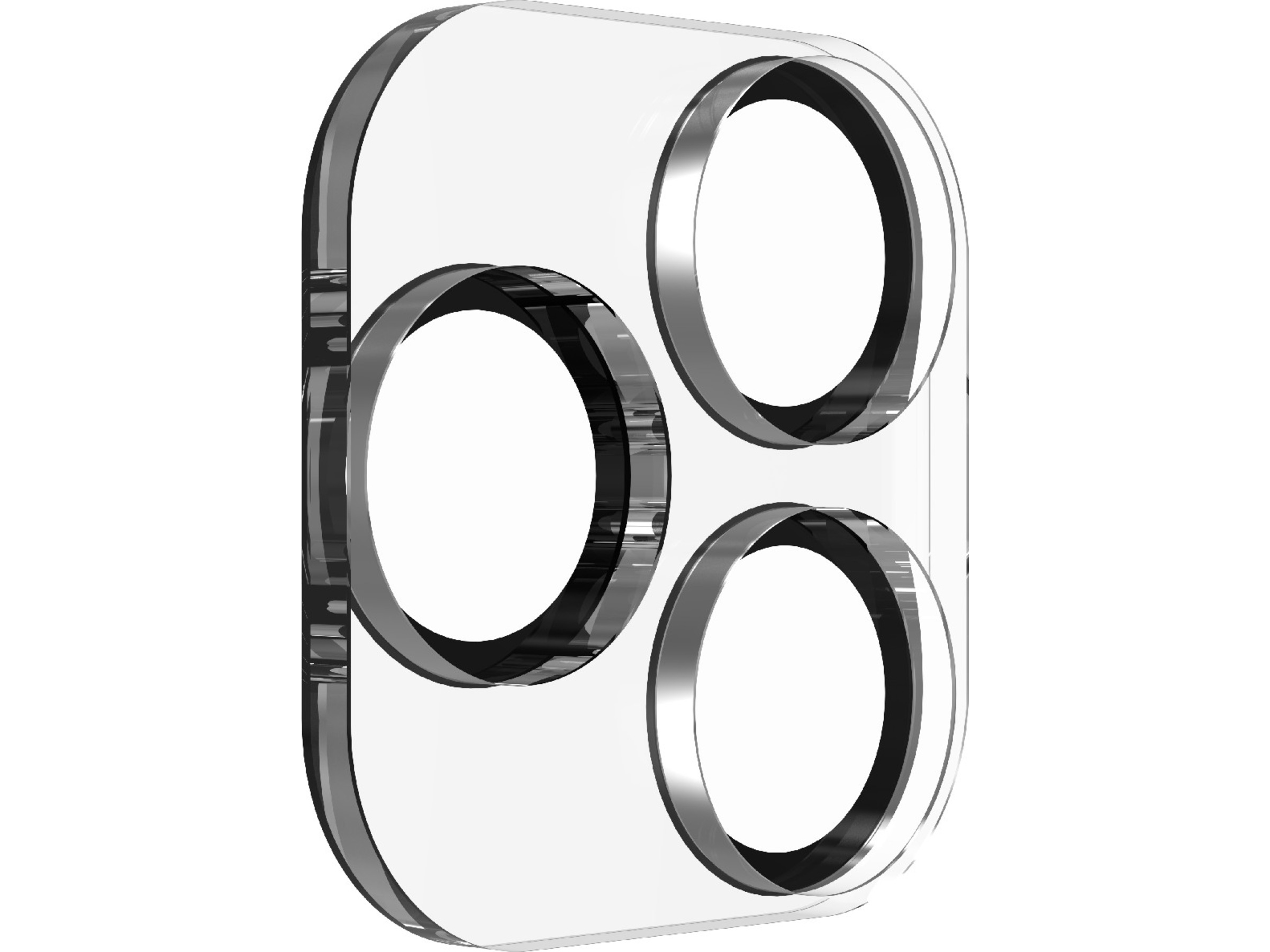 InvisibleShield Glass Elite iPhone 17 Pro/Pro Max Linsebeskytter (sort) Skærmbeskyttelse mobiltelefon