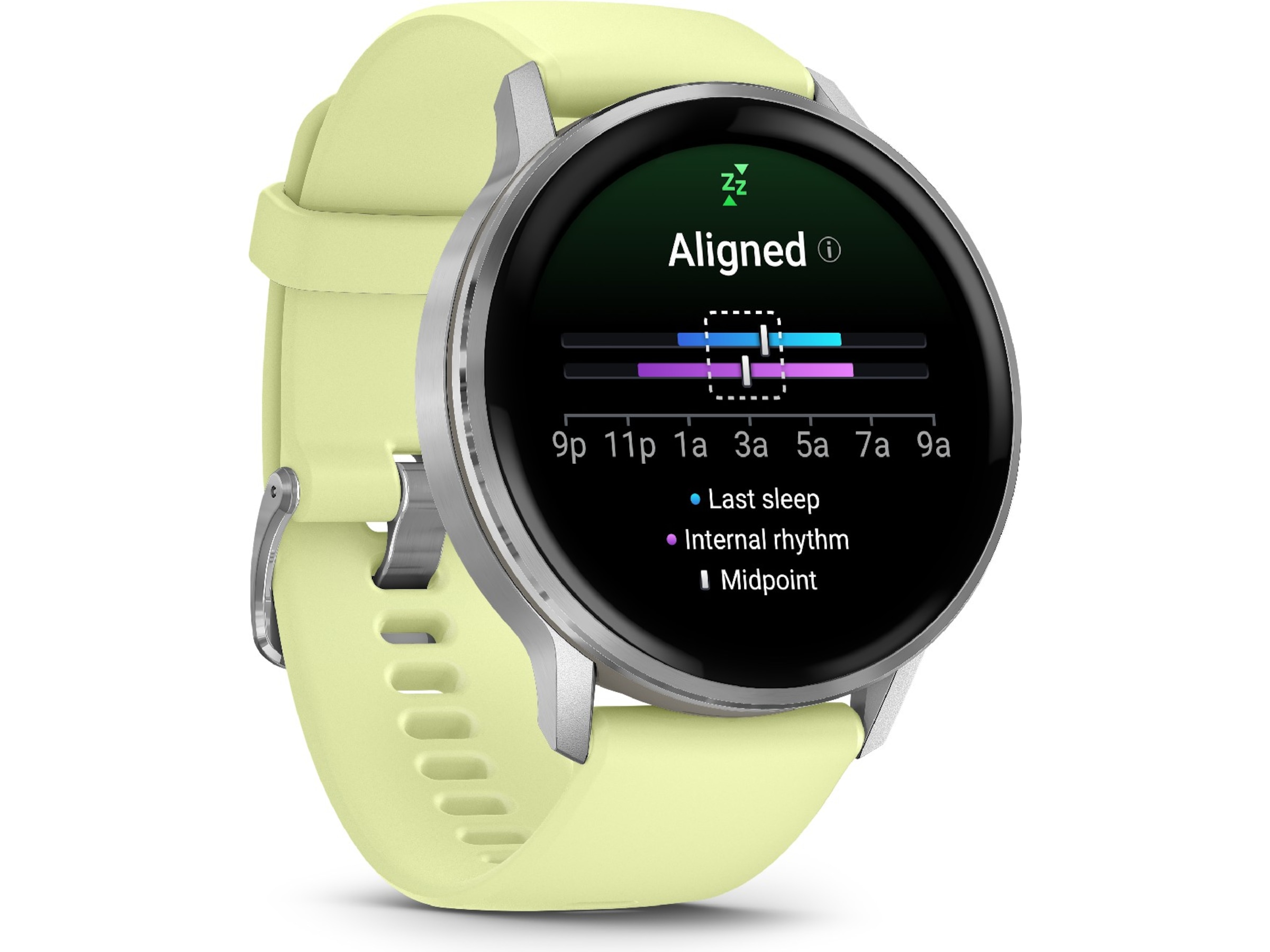 Garmin Venu 4 45mm GPS (silver/citron) Smartwatches