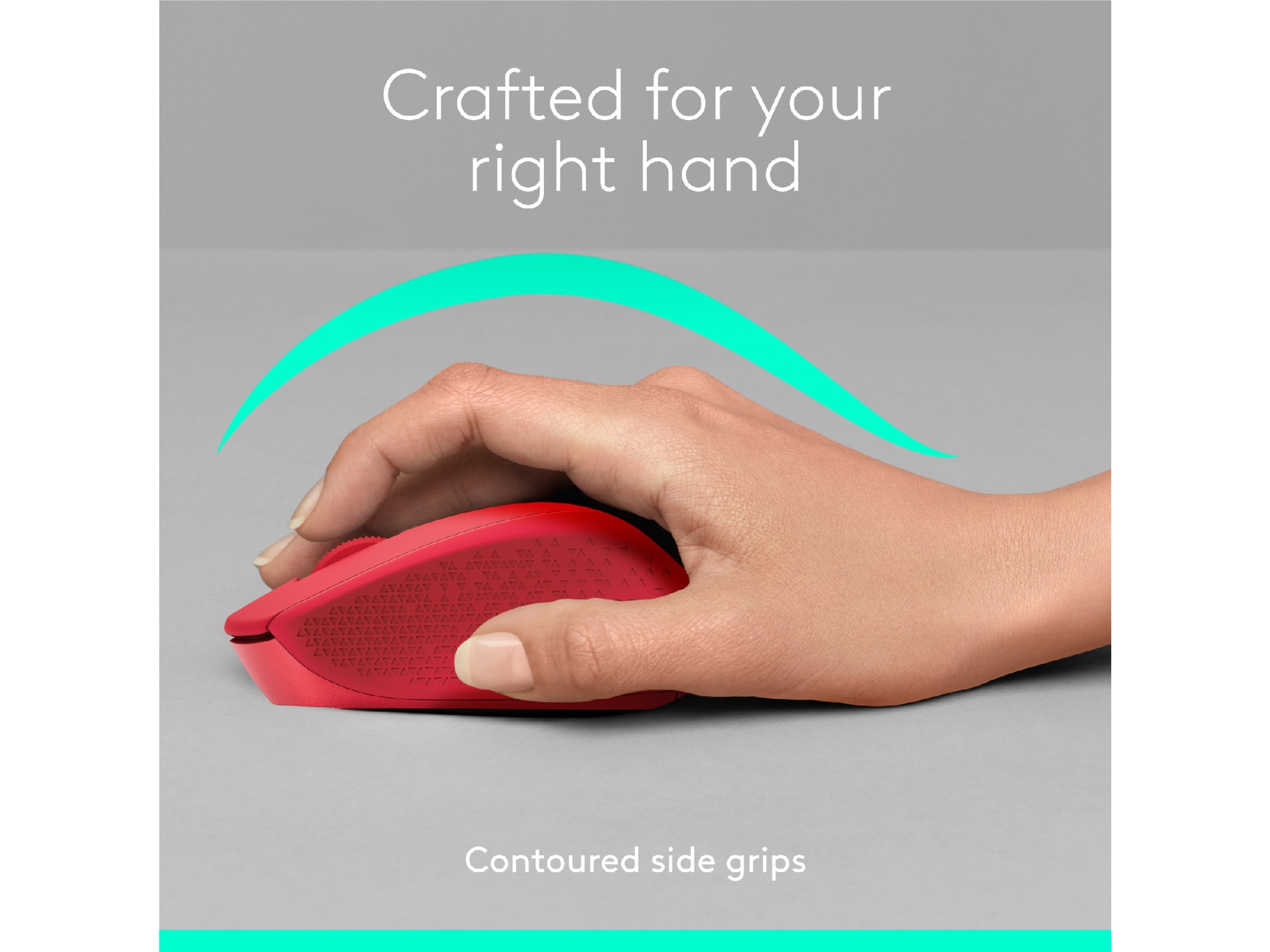 Logitech M330 Silent Plus Trådløs Rød Mus