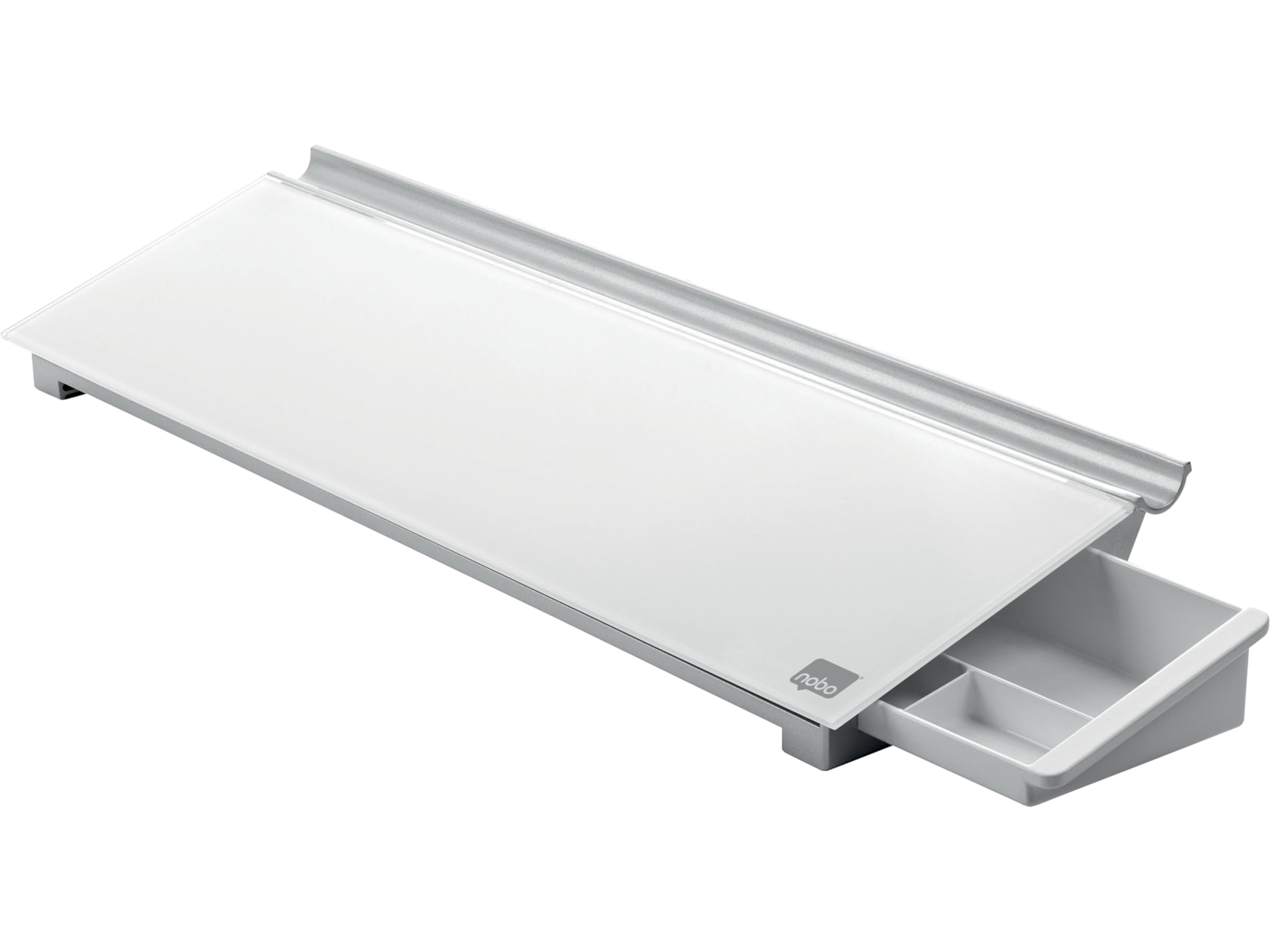 Nobo Skrivebords whiteboardblok glas brillant hvid Whiteboards