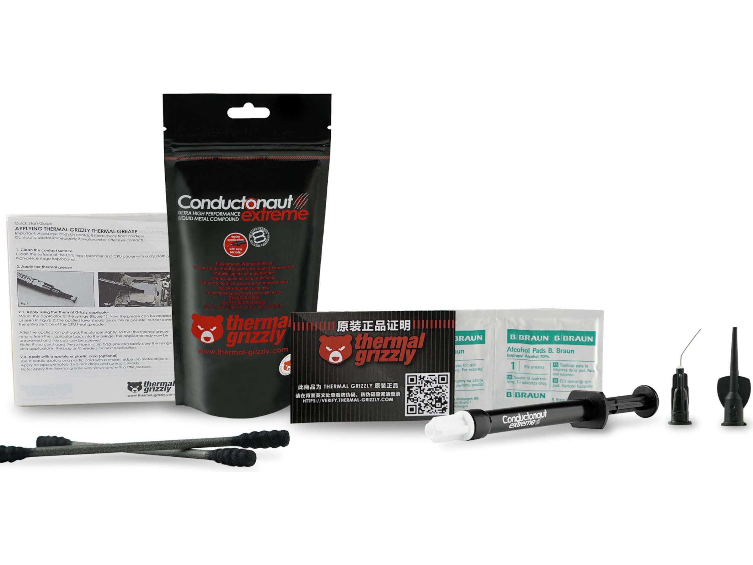 Thermal Grizzly Conductonaut Extreme 1g Kølende Pasta Kølepasta