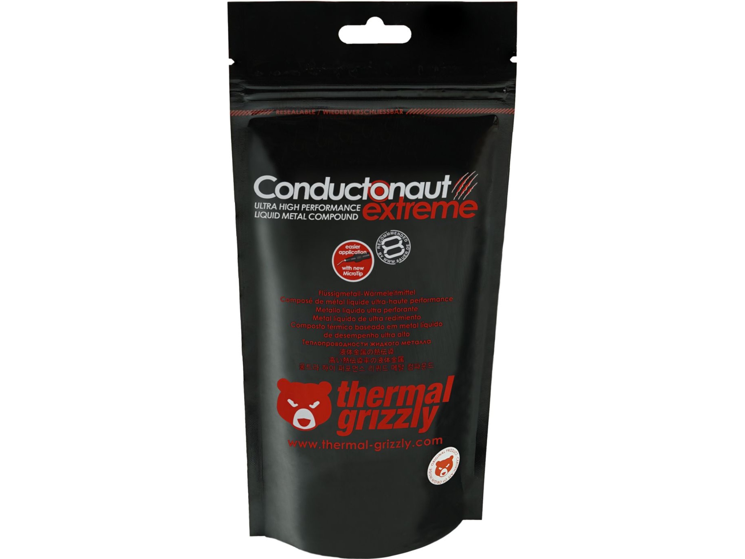 Thermal Grizzly Conductonaut Extreme 1g Kølende Pasta Kølepasta