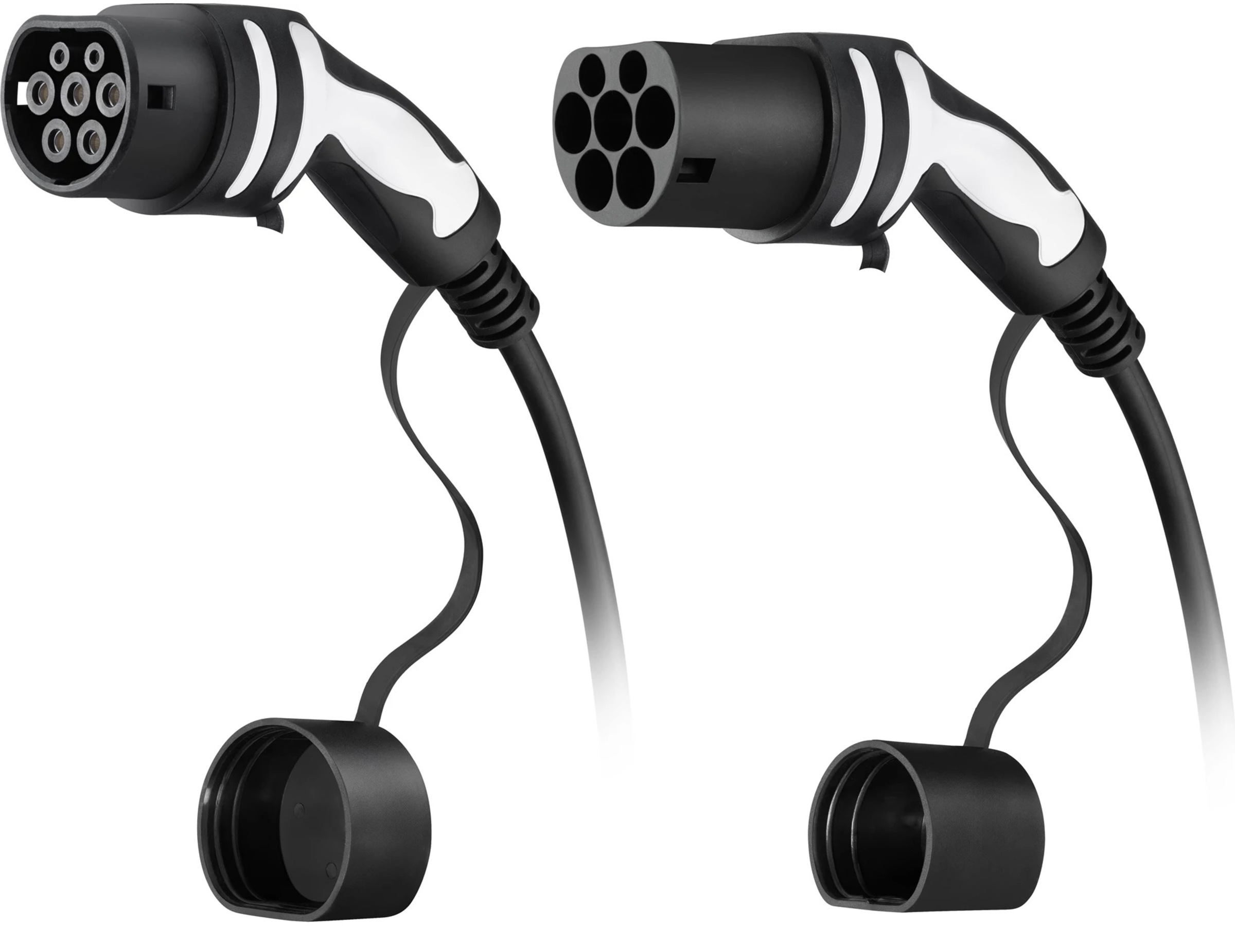 Freev EV-Charge 3000 Type 2 opladningskabel 5m (sort/hvid) Elektriske bil opladerkabler